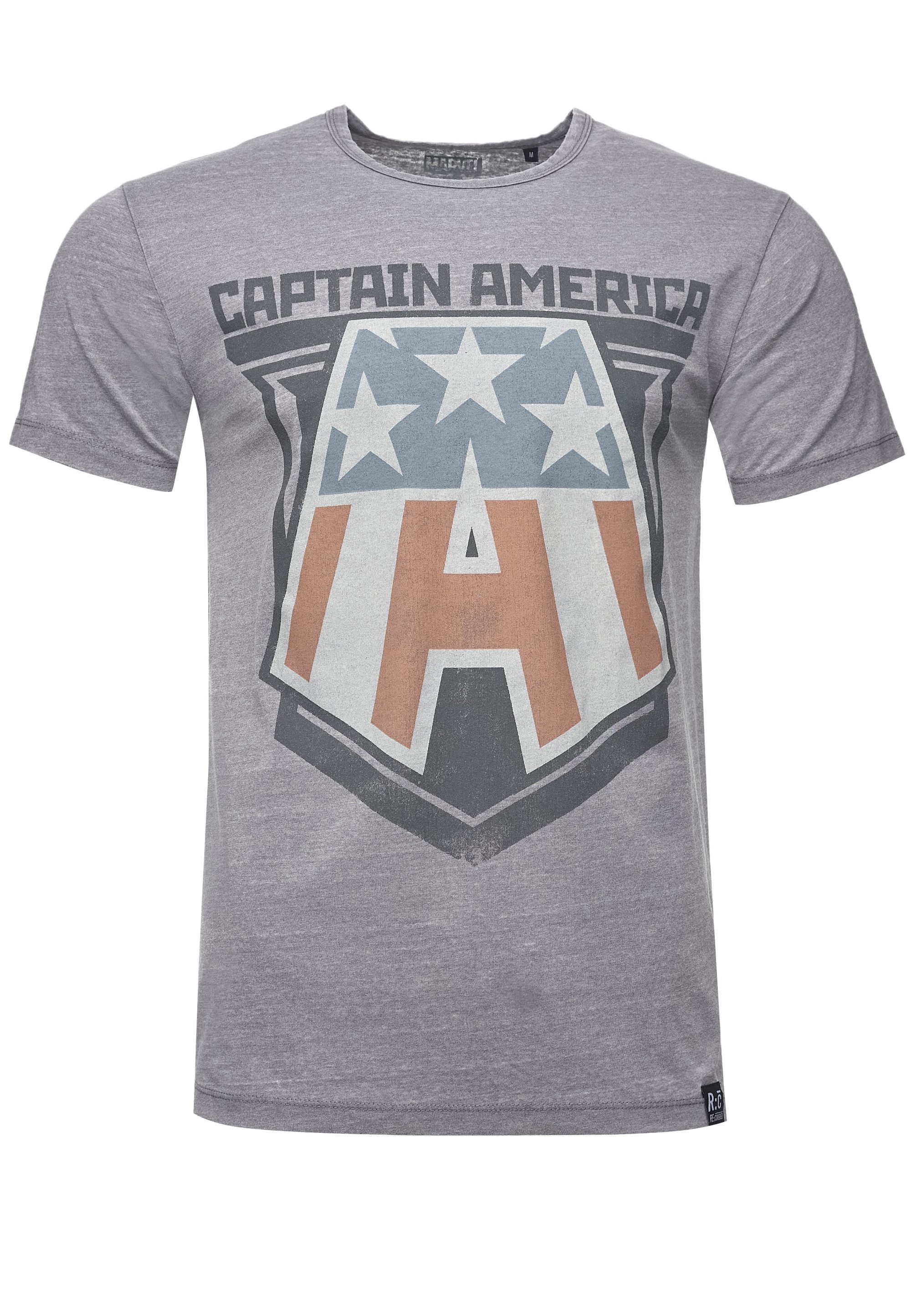 T-Shirt Marvel Captain America Badge