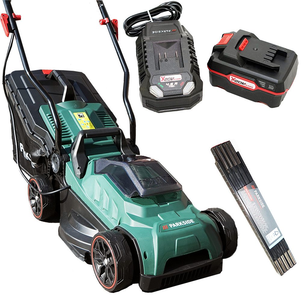 Parkside Akkurasenmäher 20V Akku Rasenmäher PRMA günstig online kaufen