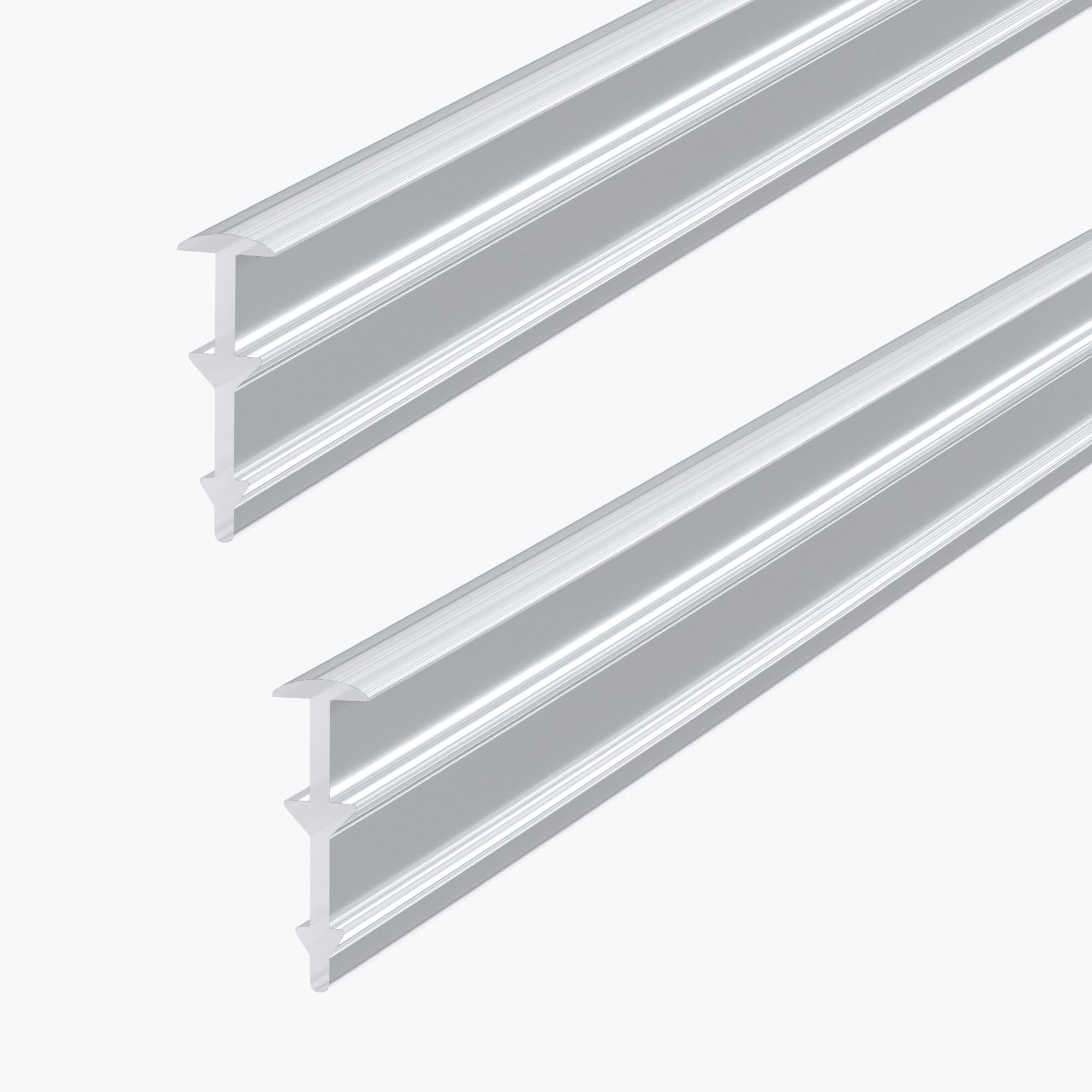 Mai & Mai Duschdichtung Ersatzdichtung für 6mm Glasstärke Wanddichtung Eckabdichtung, L: 200 cm