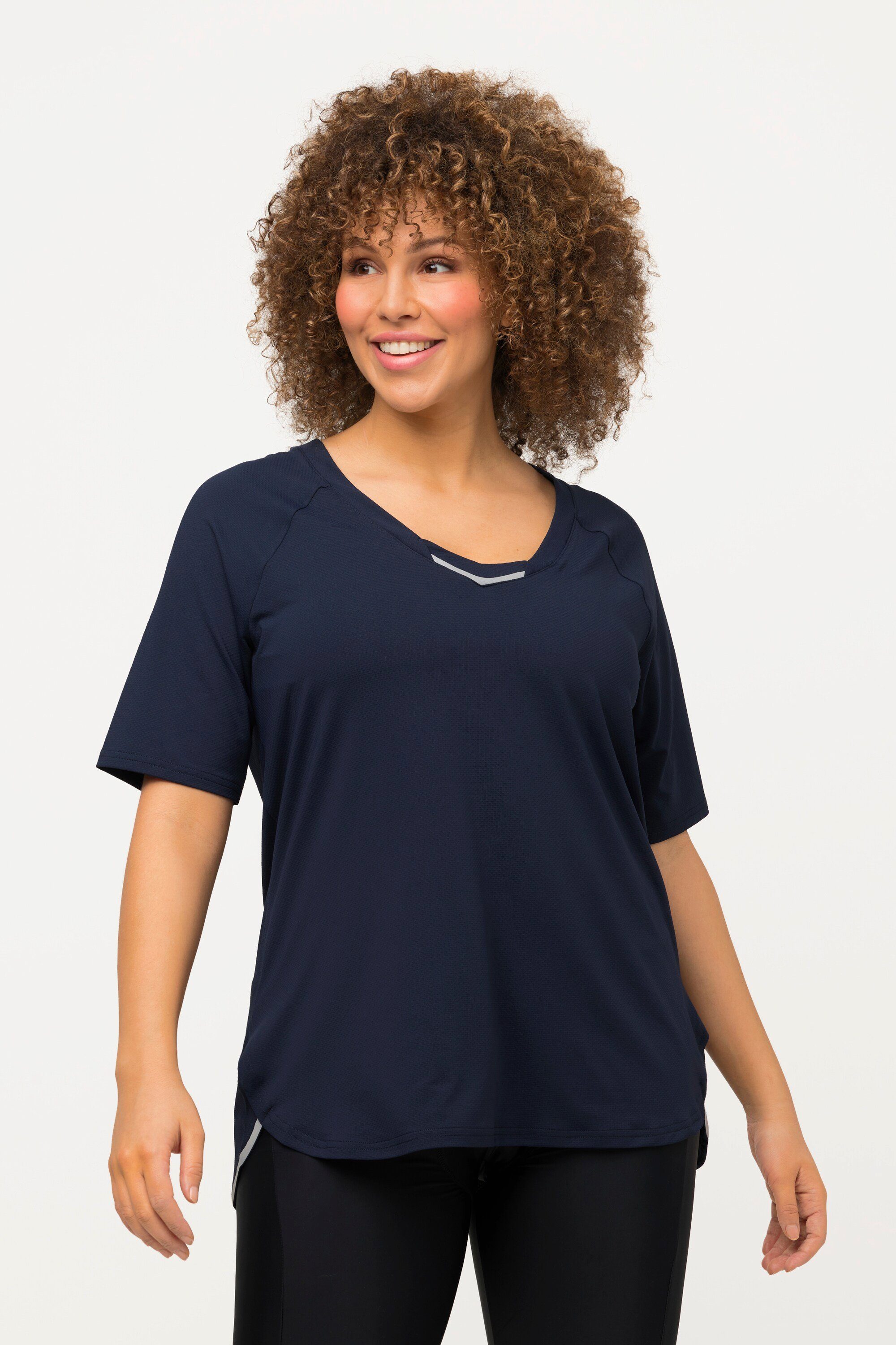 Ulla Popken T-Shirt T-Shirt UV-Schutz 40+ günstig online kaufen
