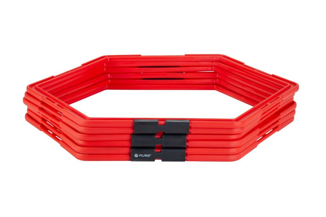 Pure 2 Improve Koordinations-Trainingssystem Agility Grid, rot