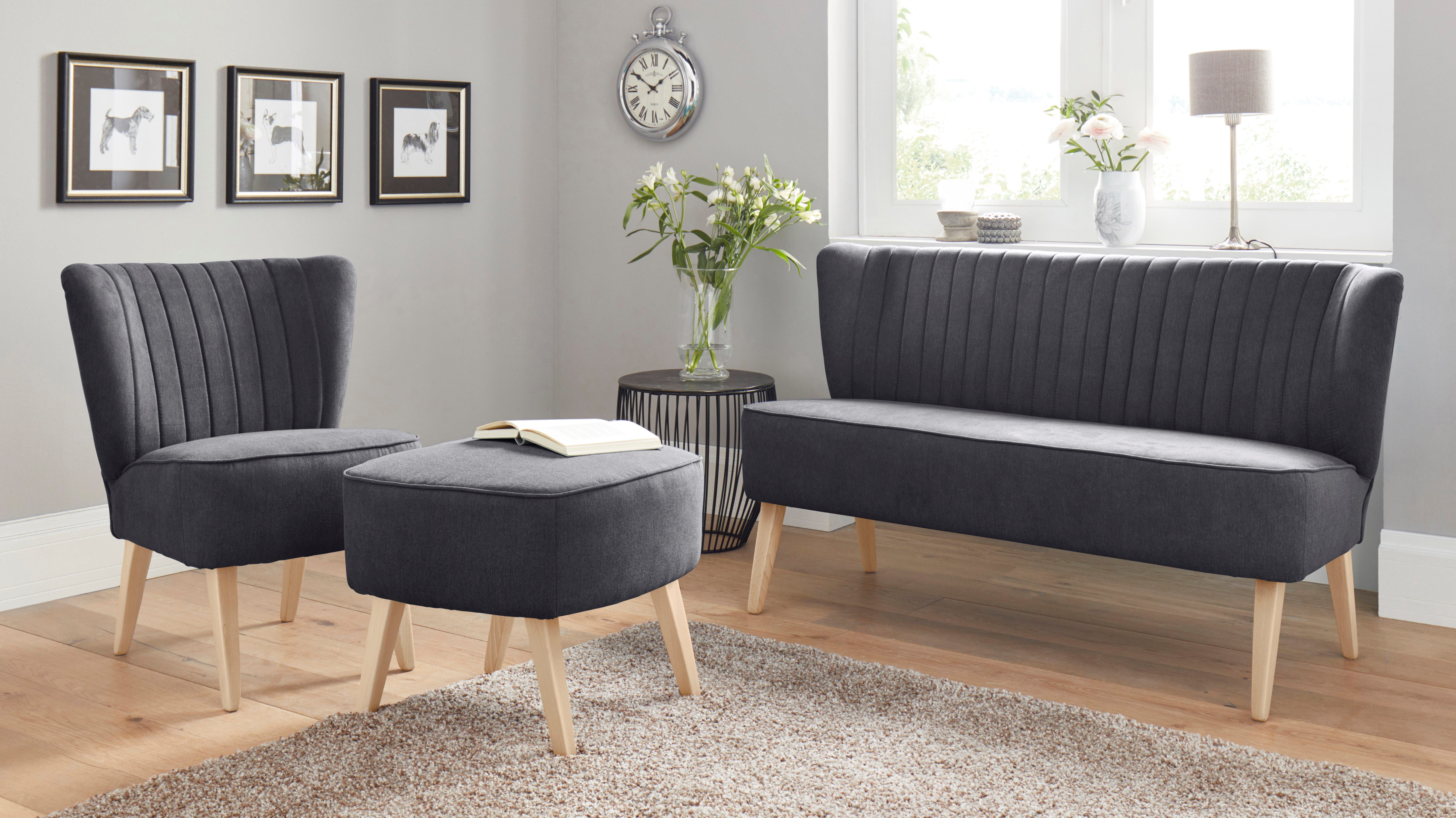 Home affaire 2-Sitzer Campi, bequemes Küchensofa, frei im Raum stellbar