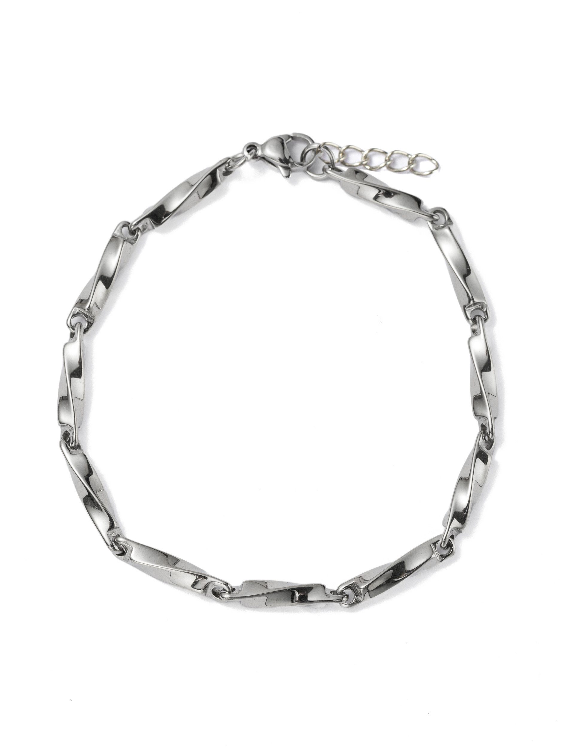 Aniston JEWELRY & WATCHES Armband Schmuck Geschenk Edelstahl Armschmuck Armkette Gliederarmband, Made in Germany
