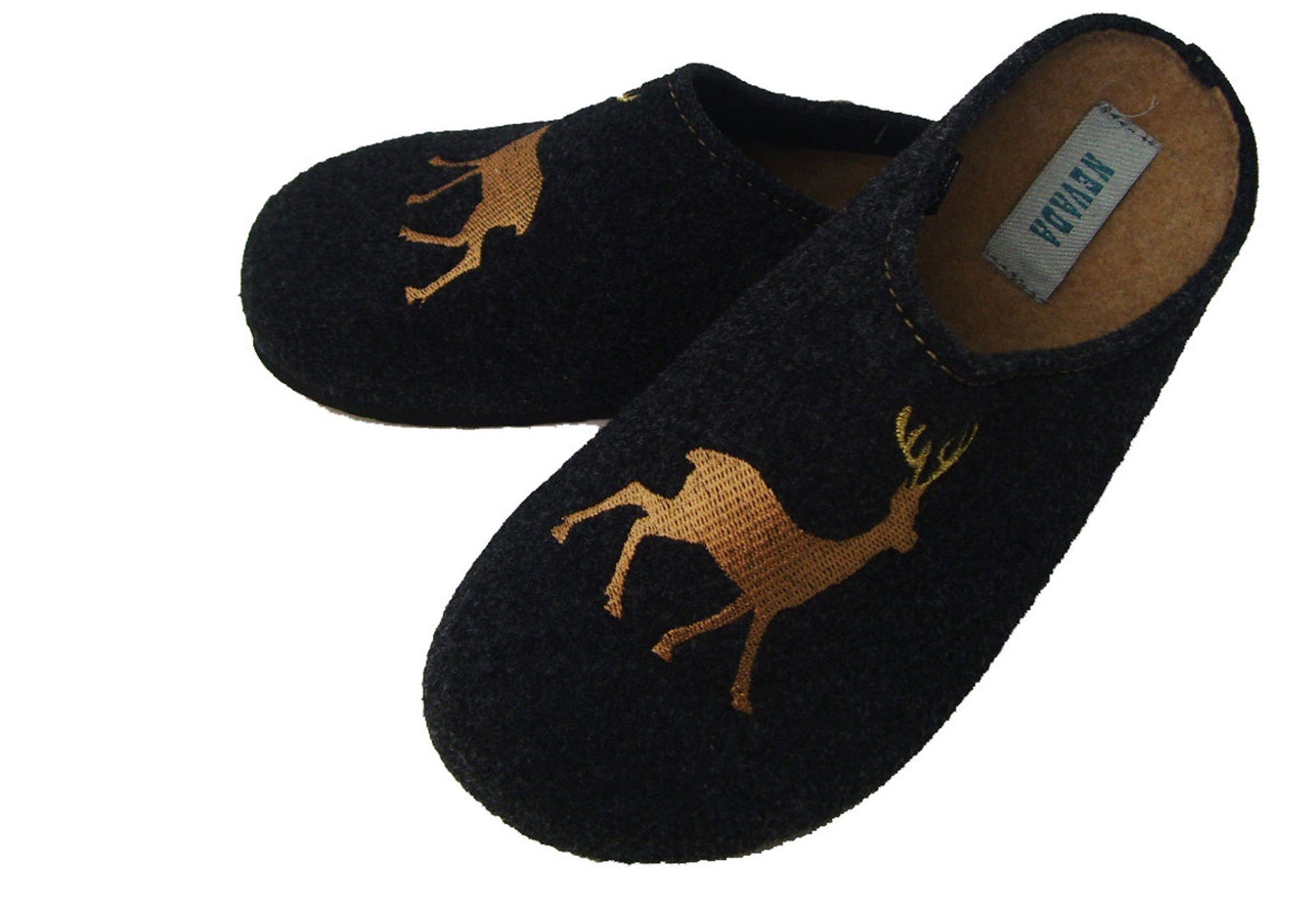 Steinnacher Bärbel Damen Pantoffel Hirsch Pantoffel