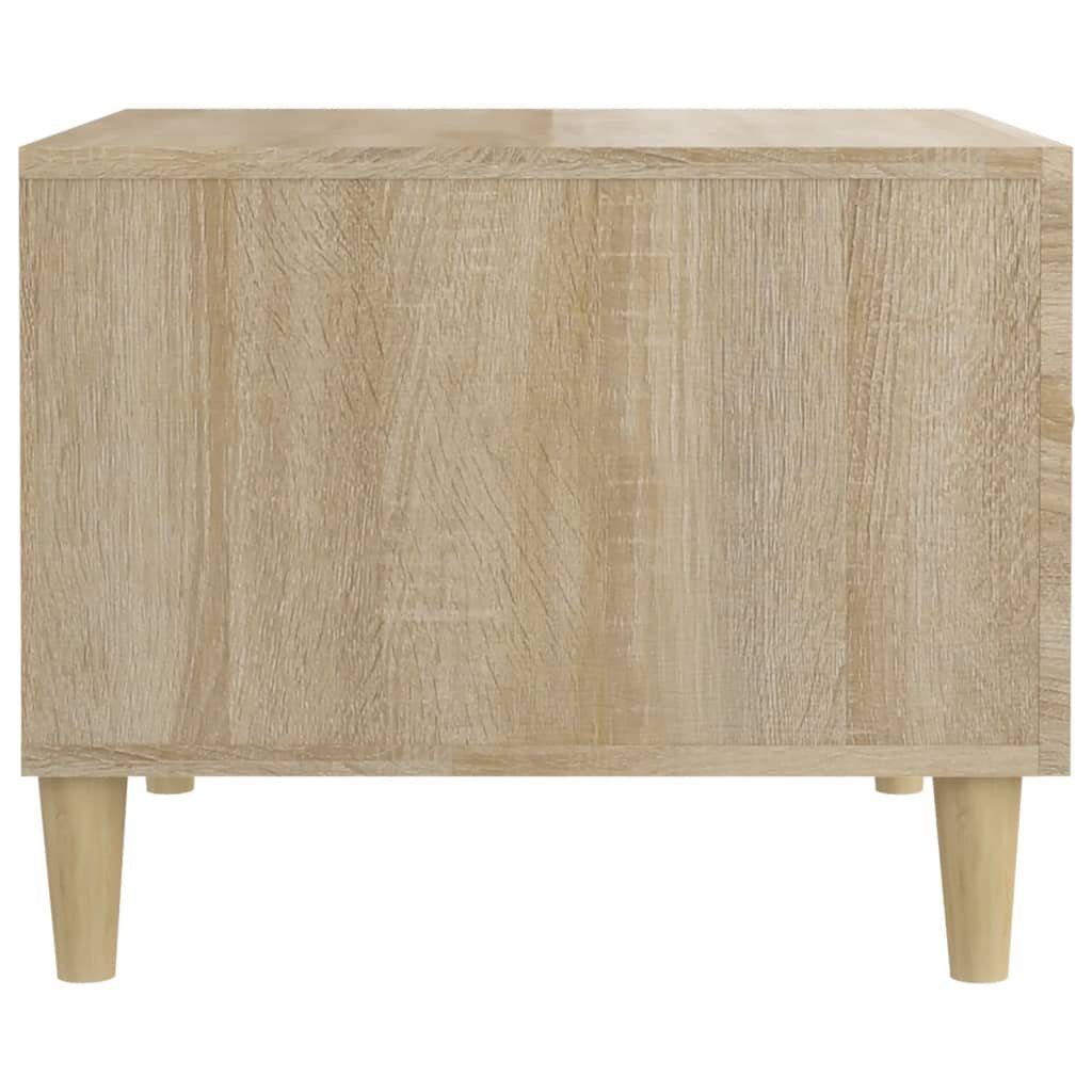 cm Couchtisch Sonoma-Eiche Couchtisch Sonoma | vidaXL 50x50x40 (1-St) Holzwerkstoff Eiche Sonoma Eiche