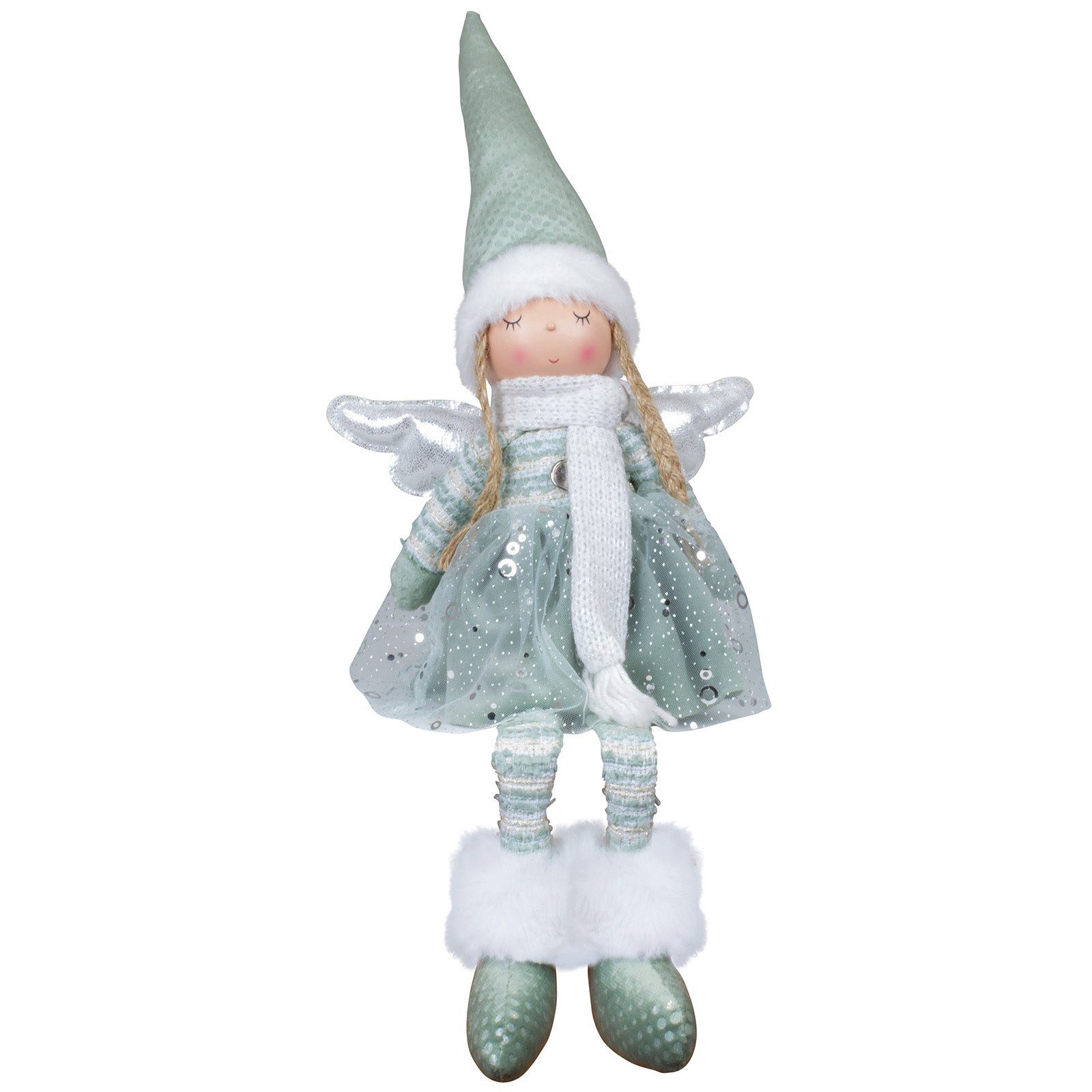 Christmas Paradise Weihnachtsfigur Engel sitzend 28 cm (56 cm) (Christkind, günstig online kaufen