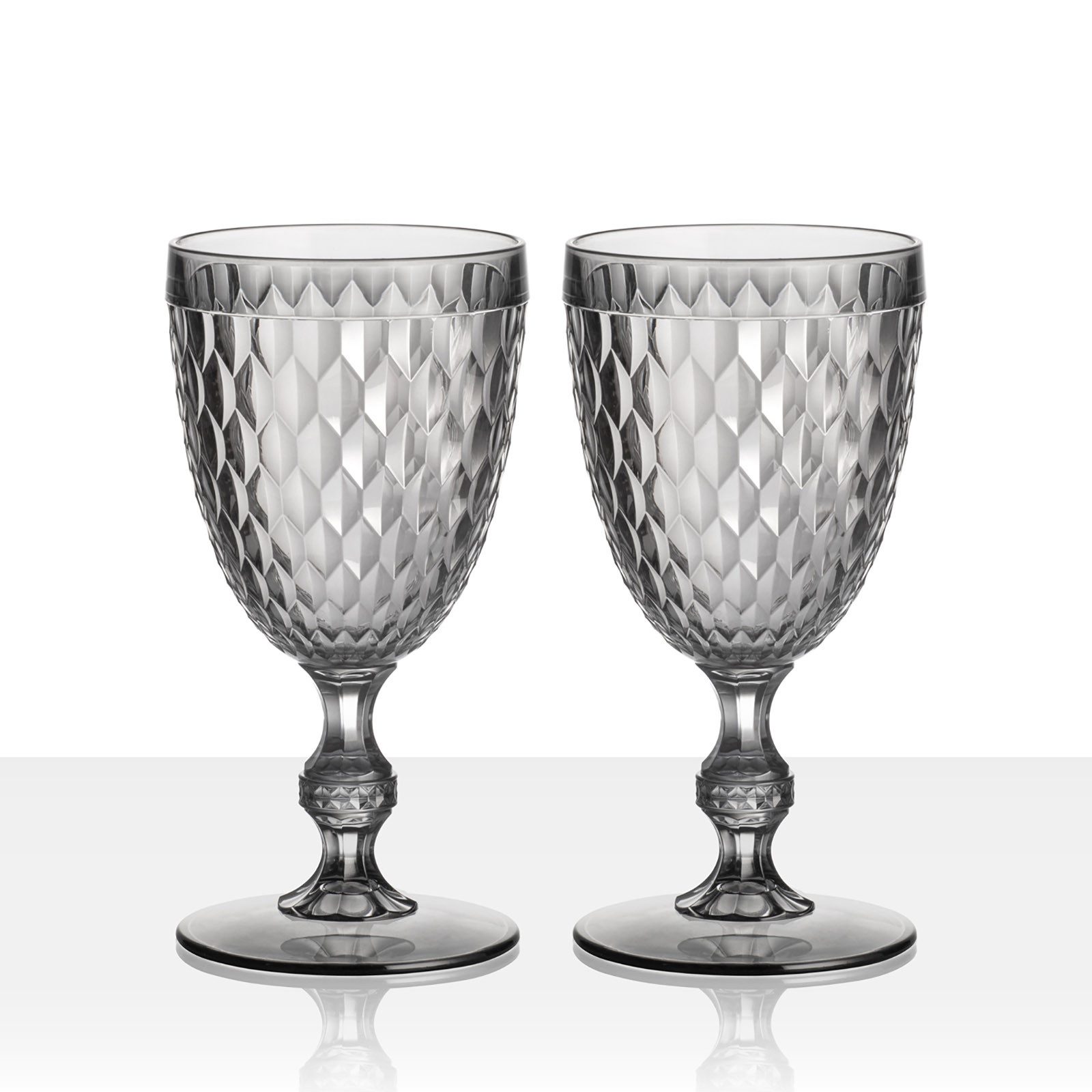 BRUNNER Glas Бокалы Set Coralux Camping Reise, Acryl, Polystyrol, Rotwein Wein Outdoor Glas 400 ml