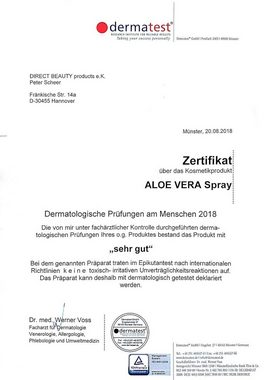 ALOE Line After Sun-Spray Aloe Vera Spray 99% Bio mit Panthenol & Allantoin, 1-tlg., 100ml