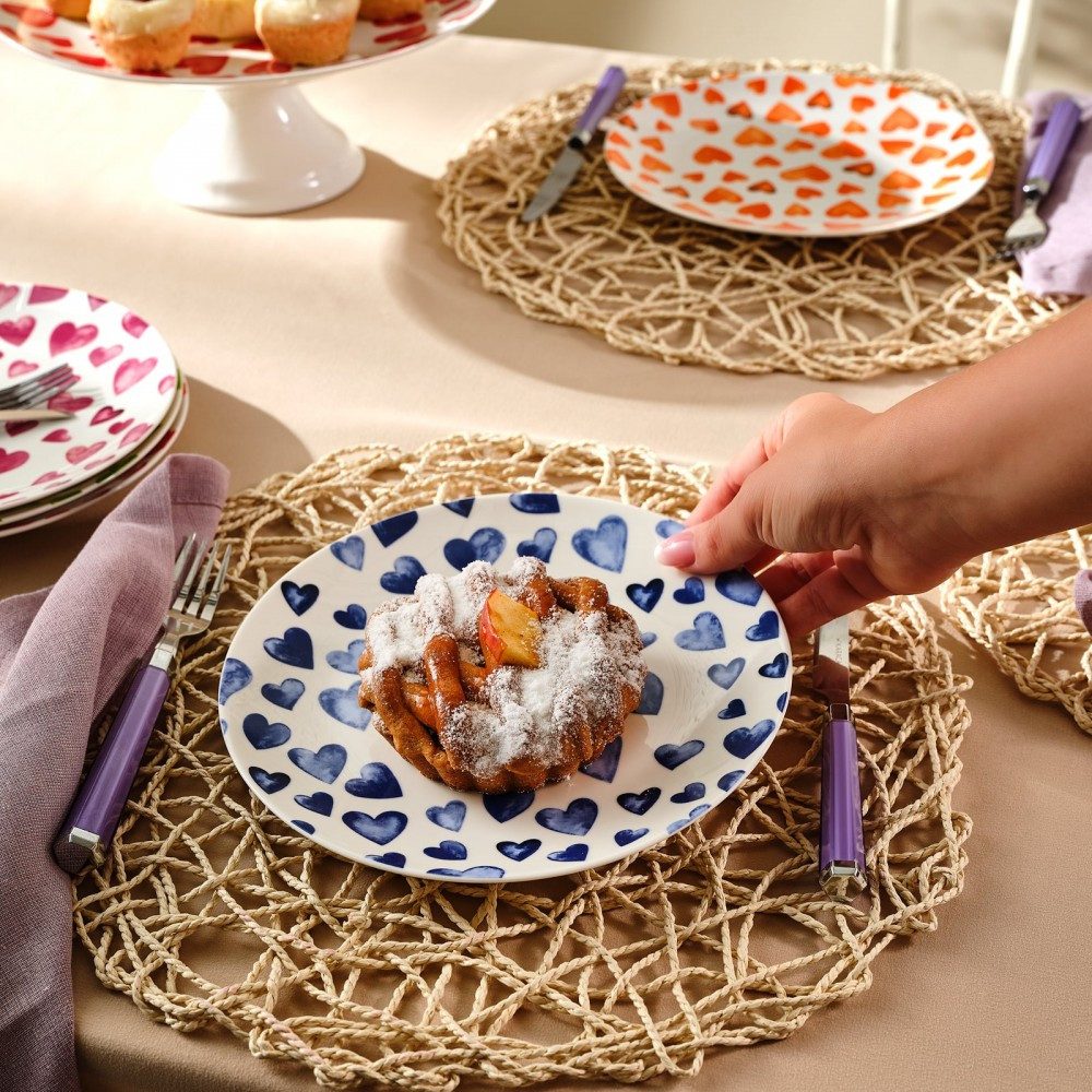 Karaca Tafelservice Karaca Lovely 7-teiliges Kuchen-Set für 6 Personen