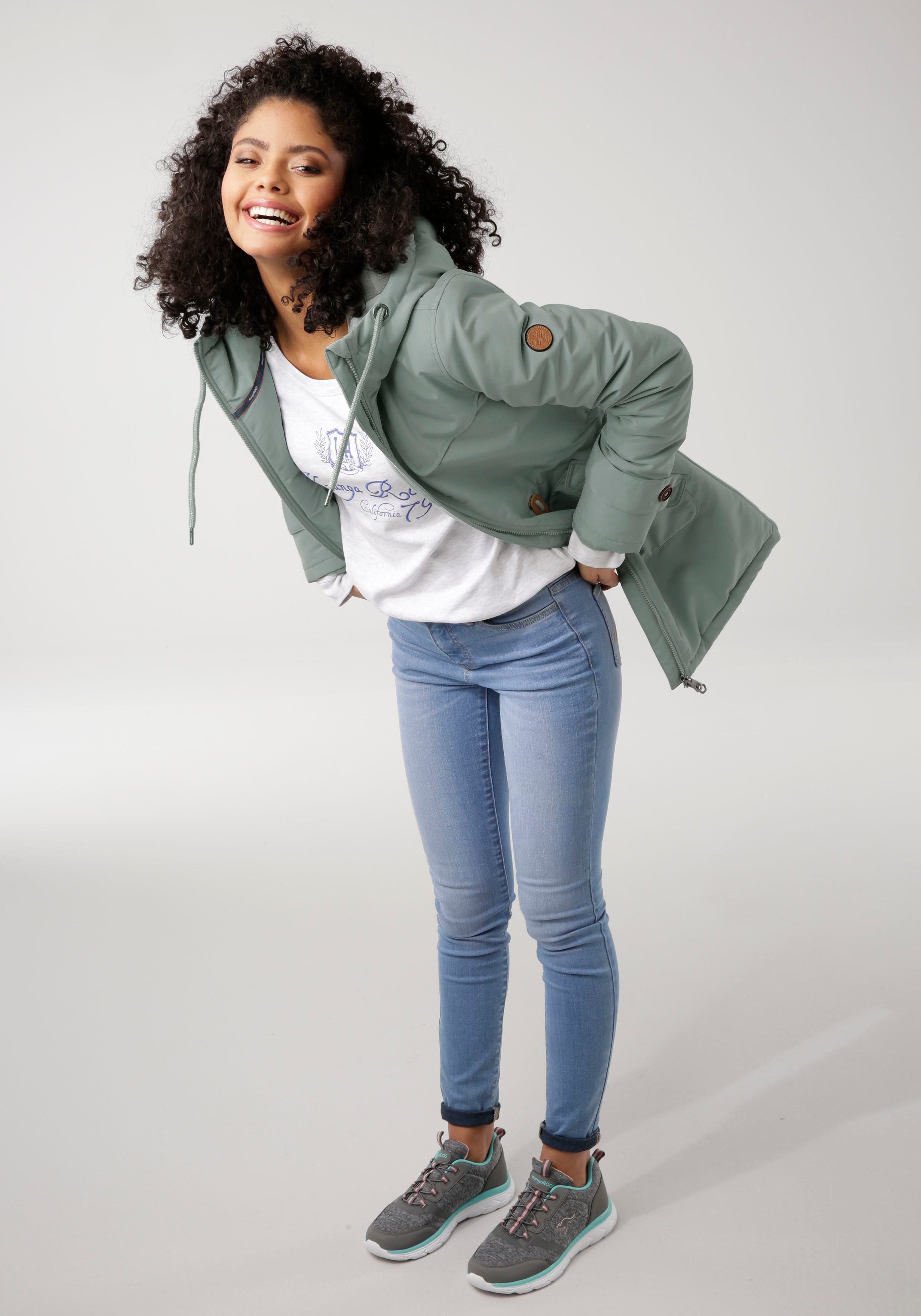 KangaROOS Winterjacke mit Fleece-Fütterung