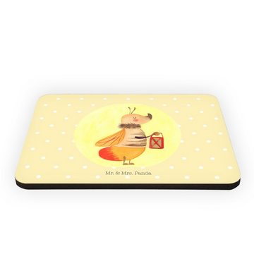 Mr. & Mrs. Panda Magnet Glühwürmchen - Gelb Pastell - Geschenk, Tiere, Motivmagnete, Kühlschr (1-St), Bunte Vielfalt