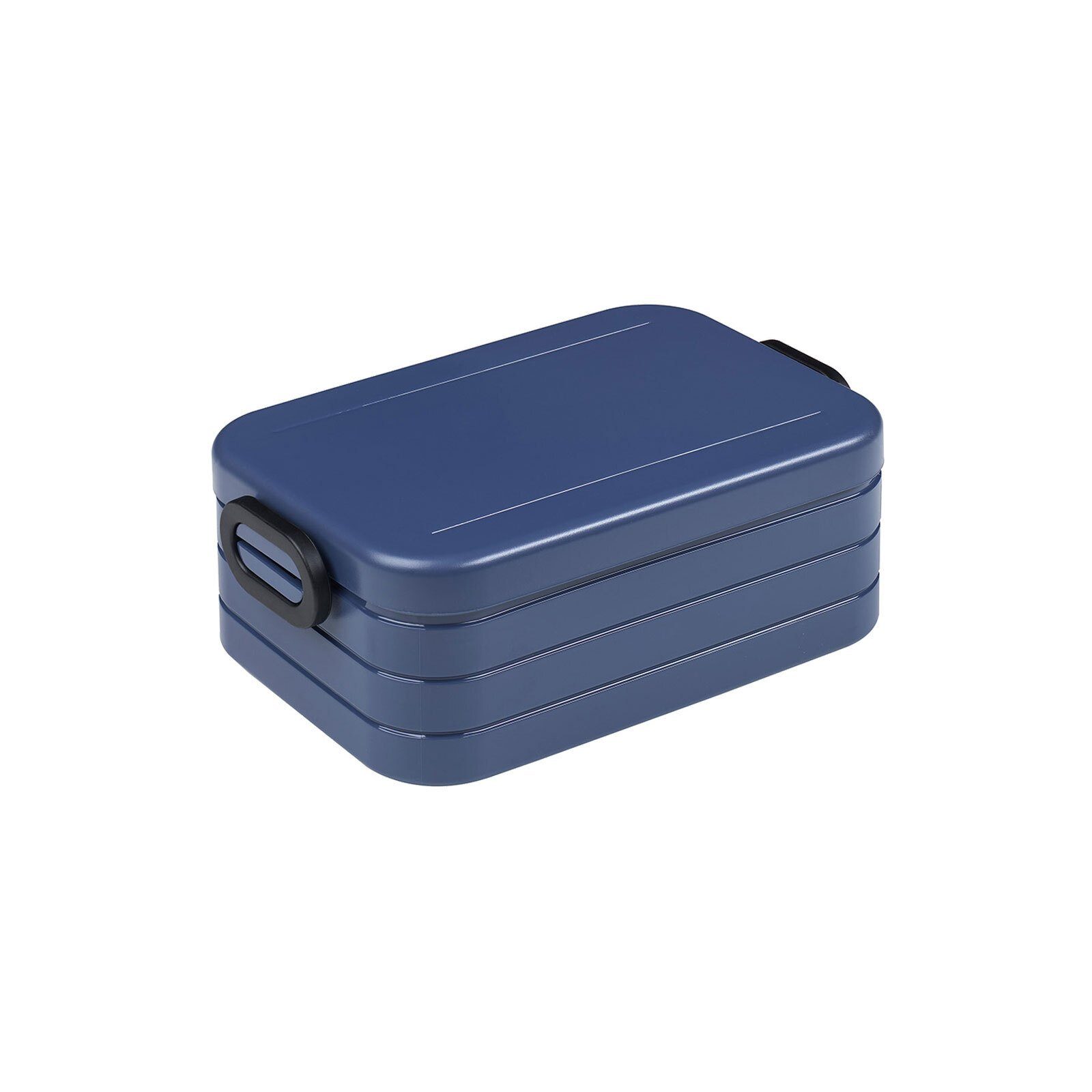 Nordic Bento-Brotdose (2-tlg), Lunchpot 2er Set, Lunchbox TAB + + Spülmaschinengeeignet Ellipse Kunststoff, Denim Mepal