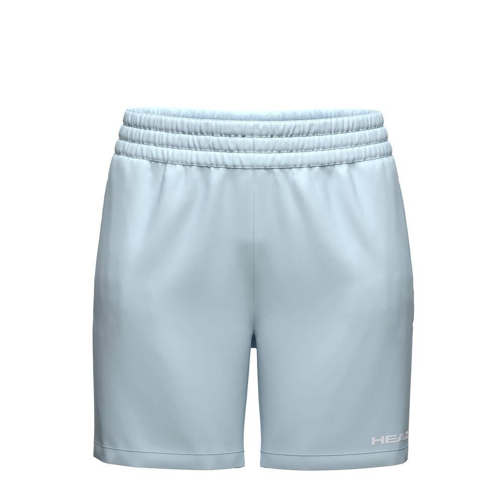 Head Shorts Tennishose Vision (elastischer Bund mit Kordelzug) hellblau Jungen