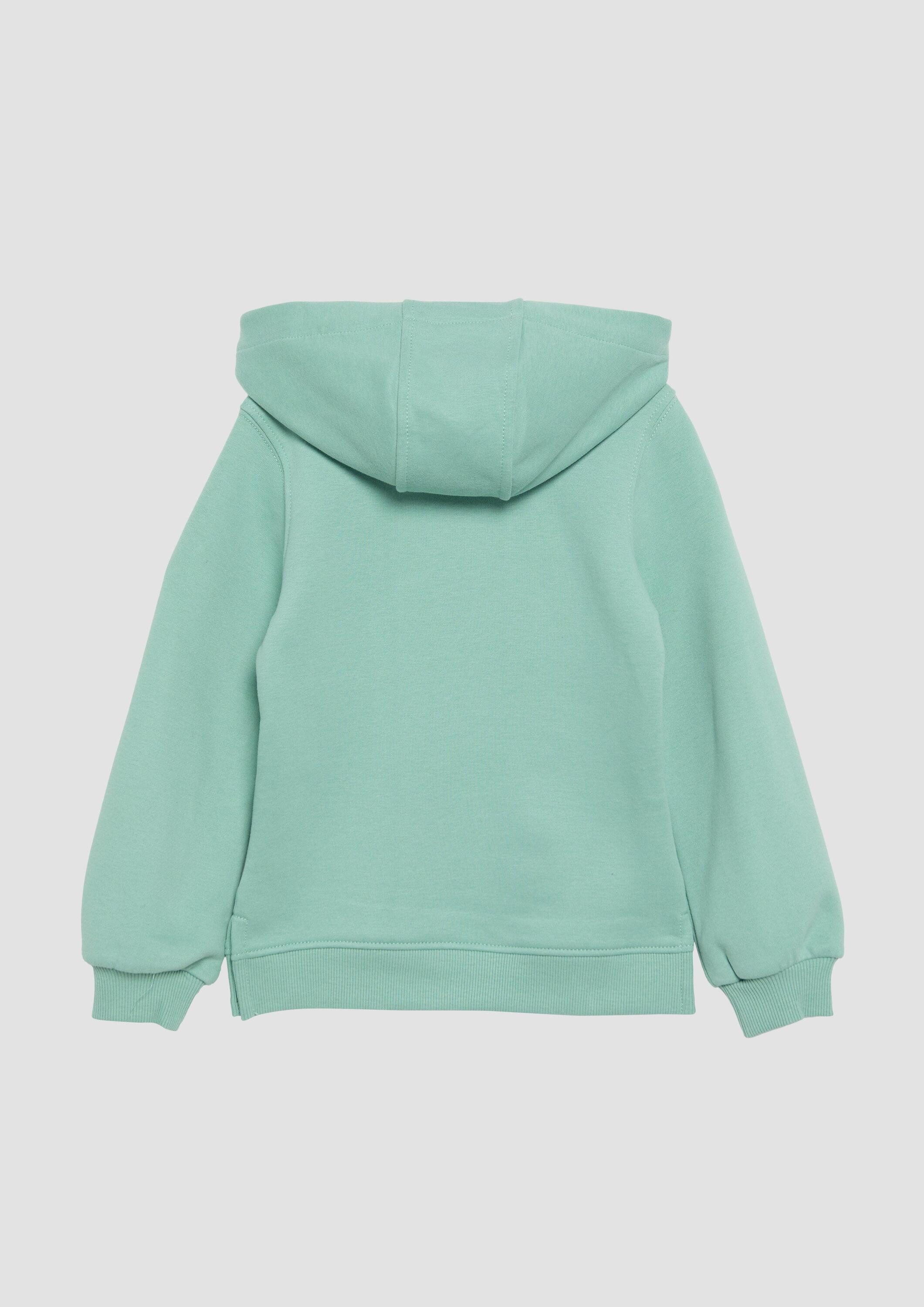 s.Oliver Sweatshirt Sweatshirt Wärmendes Kapuzen-Sweatshirt mit Glitzerprin günstig online kaufen