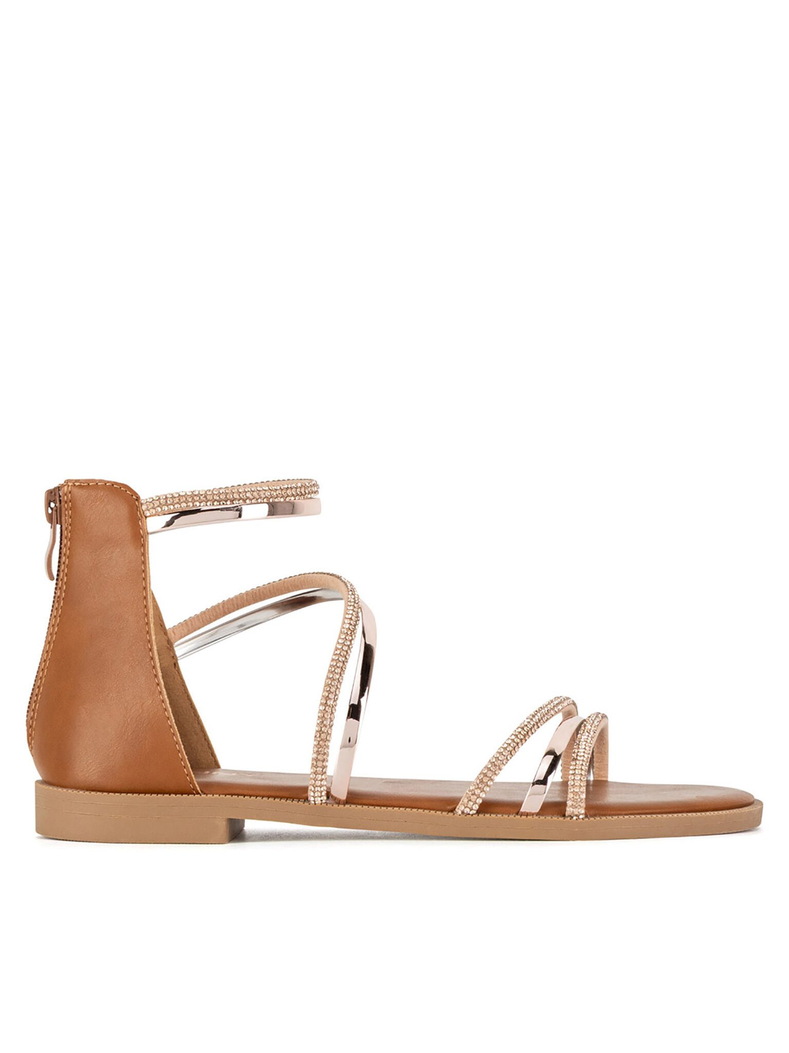 Jenny Jenny Damen Sandals Brown SF127-01 Sandale
