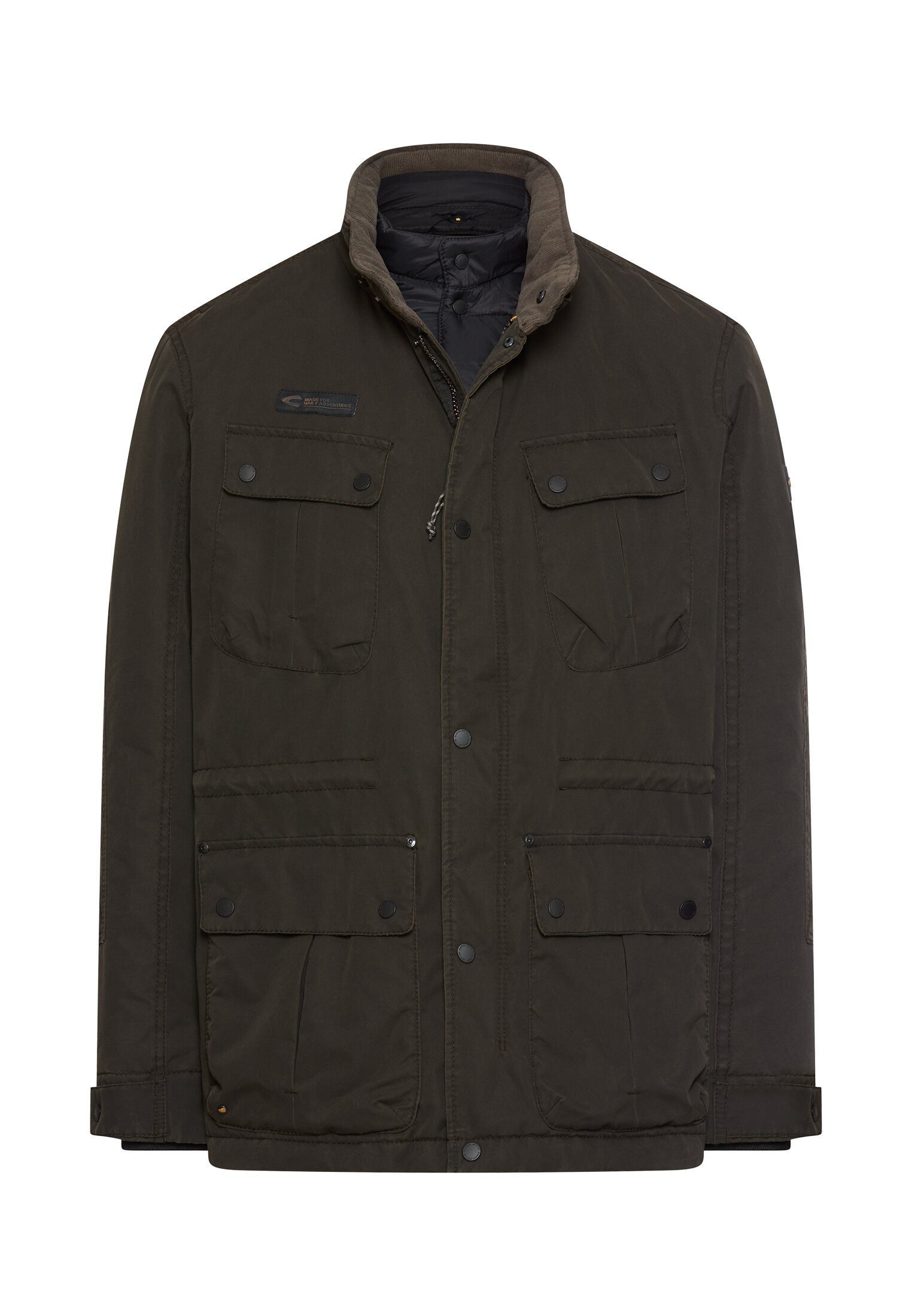 camel active Outdoorjacke mit verstellbarem Bund Langarm