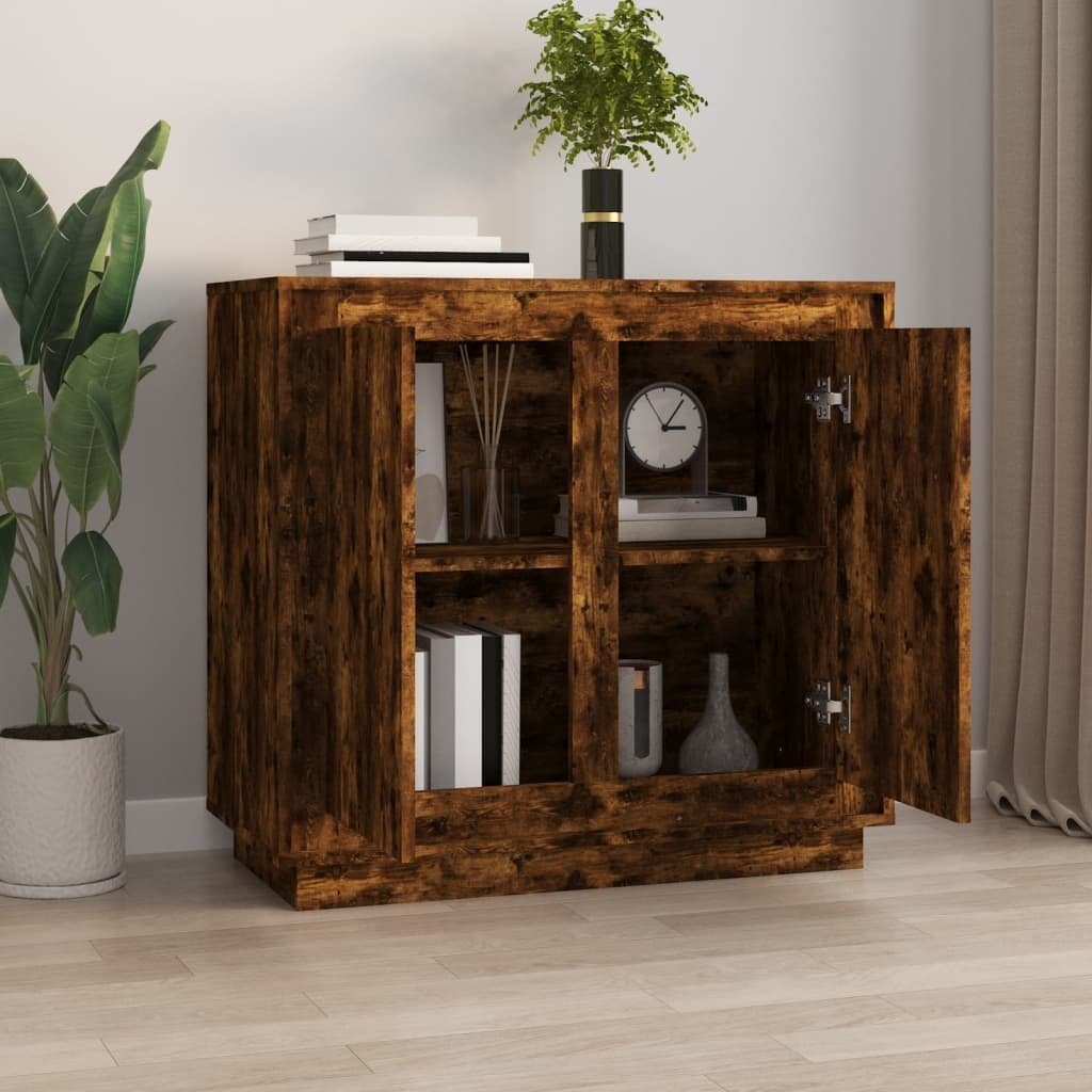 vidaXL Sideboard Sideboard Räuchereiche 80x34x75 cm günstig online kaufen