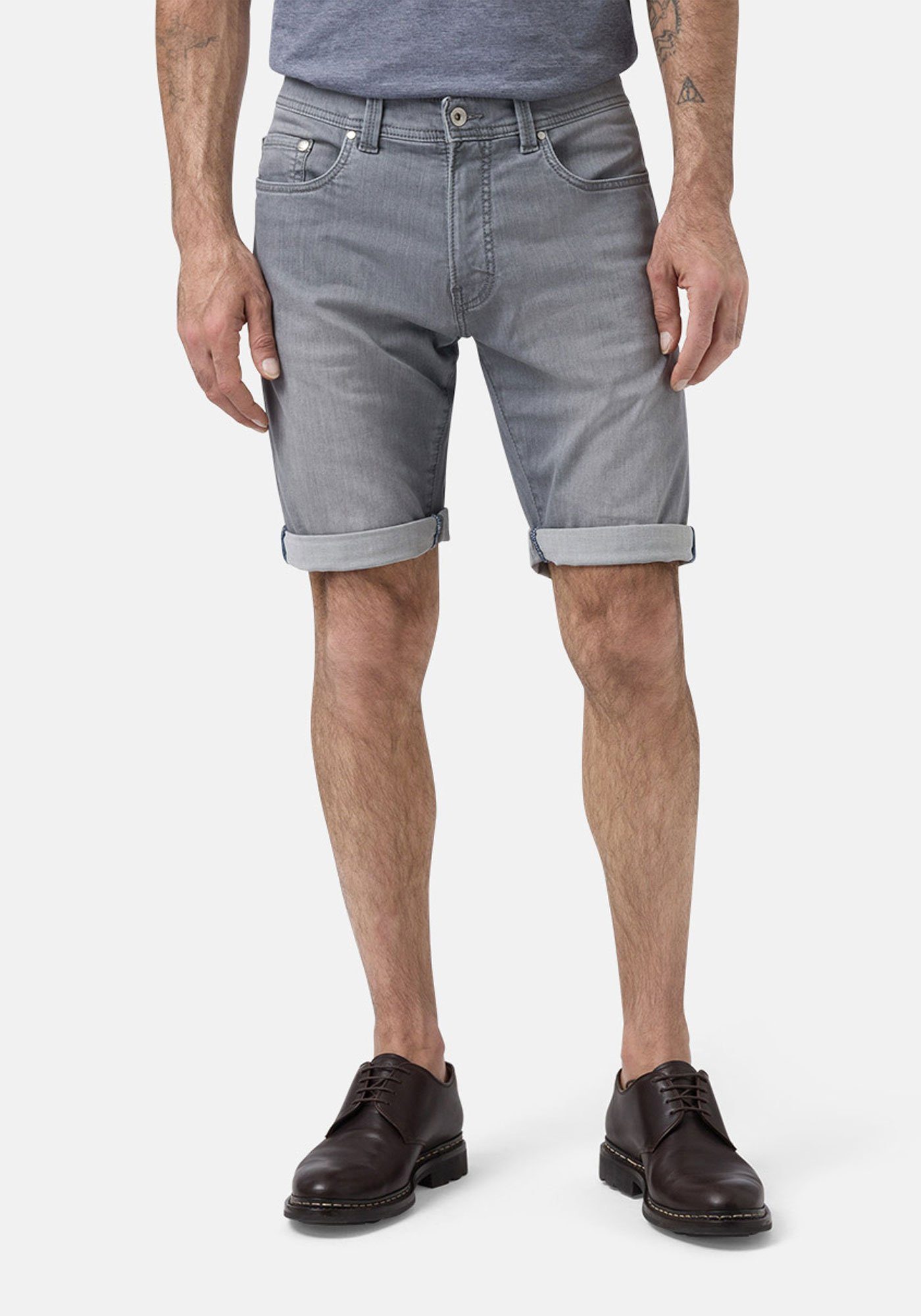 Pierre Cardin Jeansshorts Lyon Bermuda Futureflex Denim, leicht Grey Used Buffies