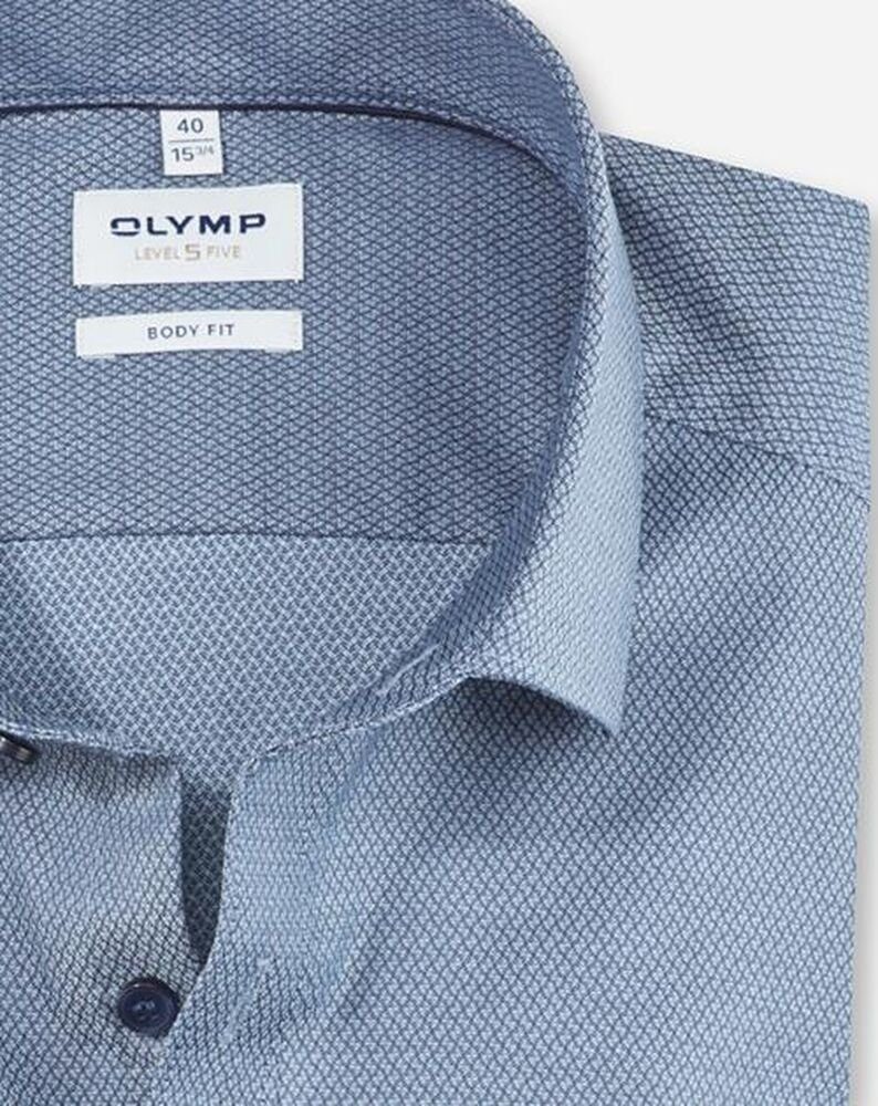 Level Five mit OLYMP Kent-Kragen Langarmhemd