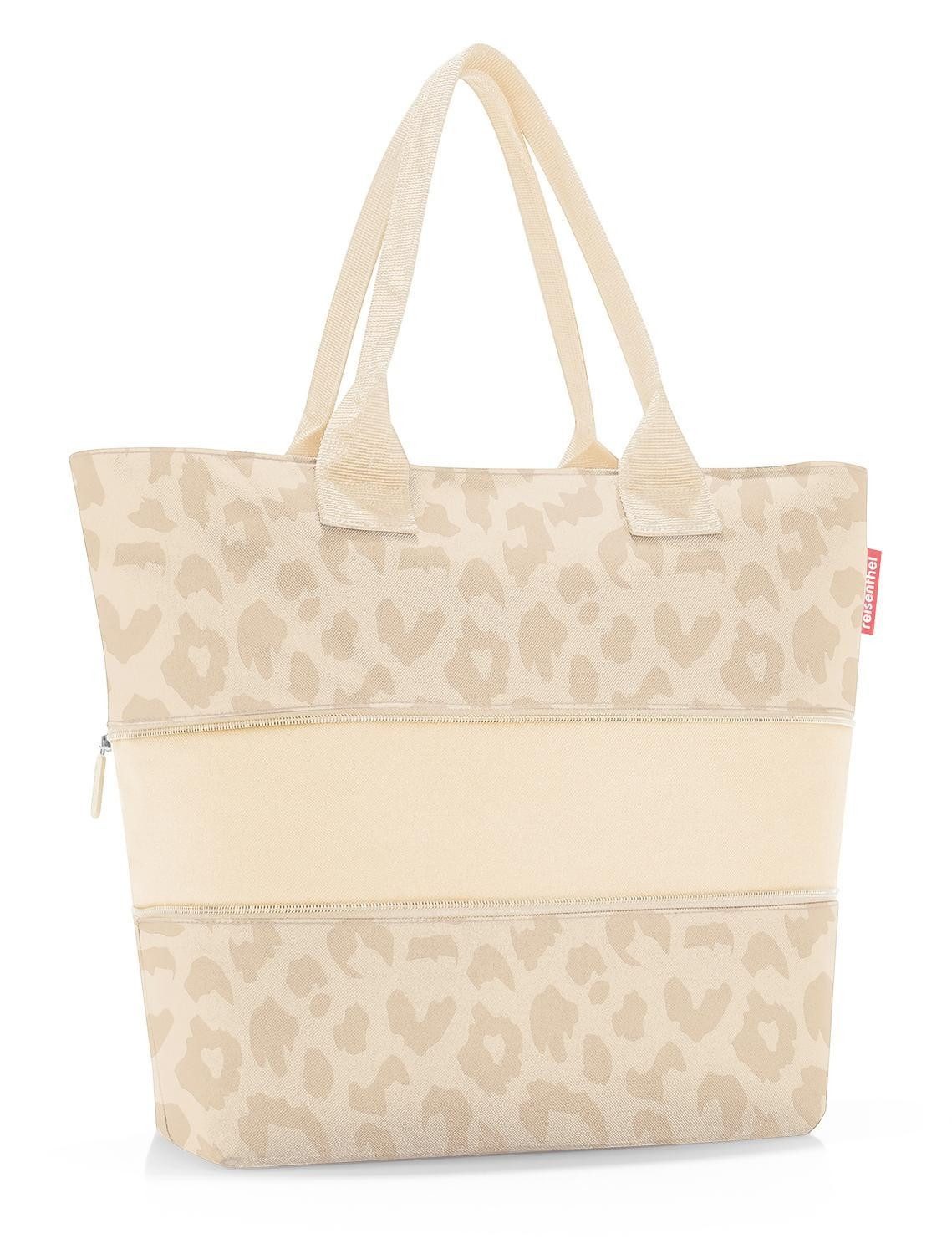 REISENTHEL® Tragetasche SHOPPER E1, 12 - 18 Liter, Beige, Creme, Polyester, mit Reißverschluss, wasserabweisend