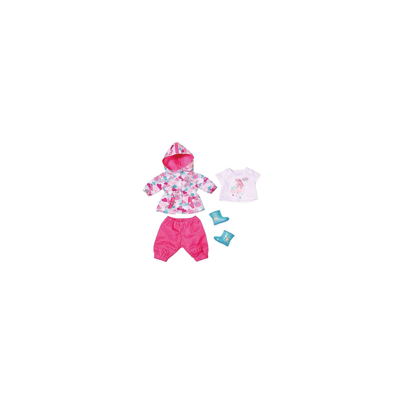 zapf creation baby born deluxe regenspass puppenkleidung