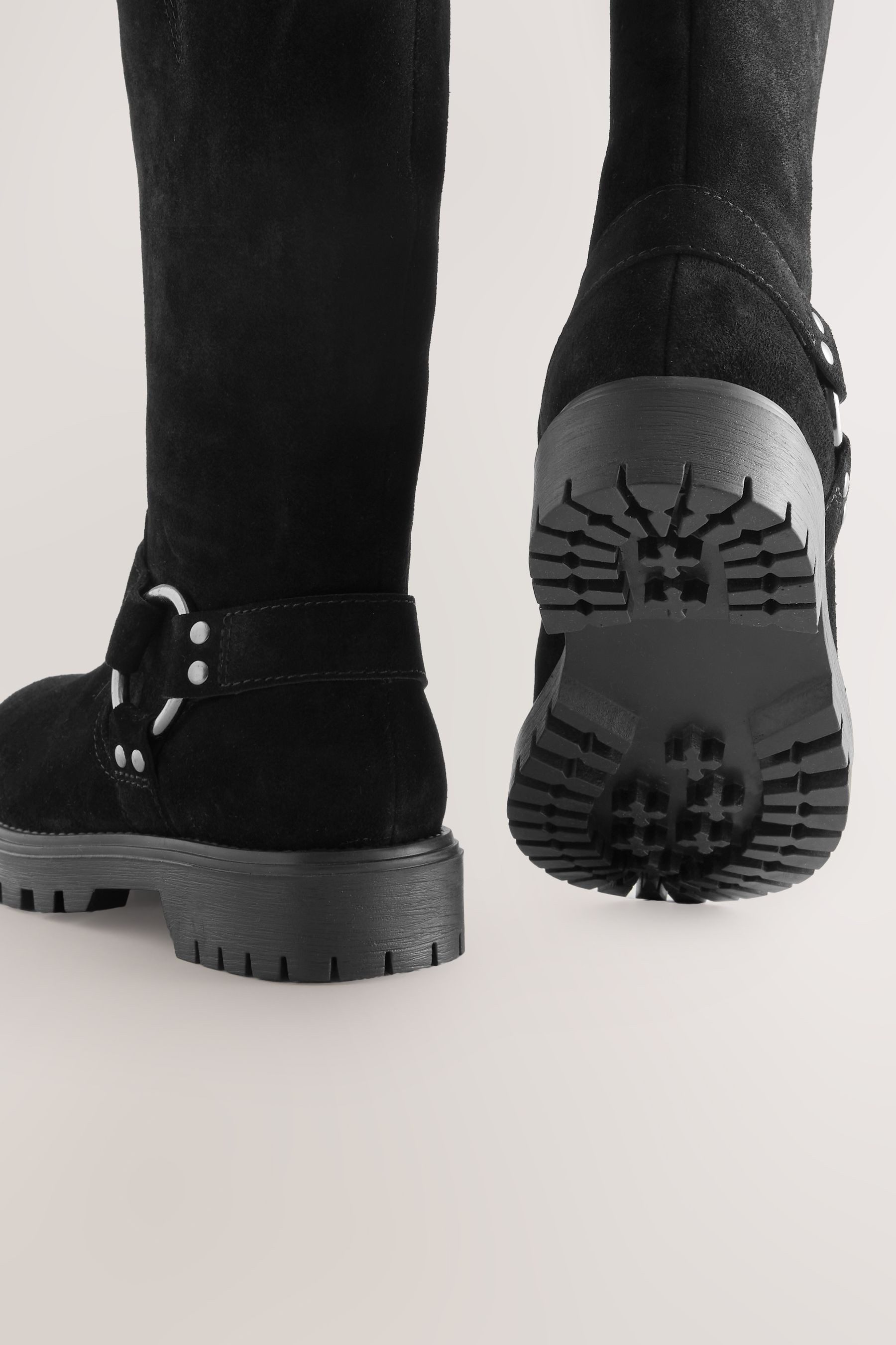 Next Kniehohe, wasserabweisende Biker-Stiefel Bikerboots (1-tlg)
