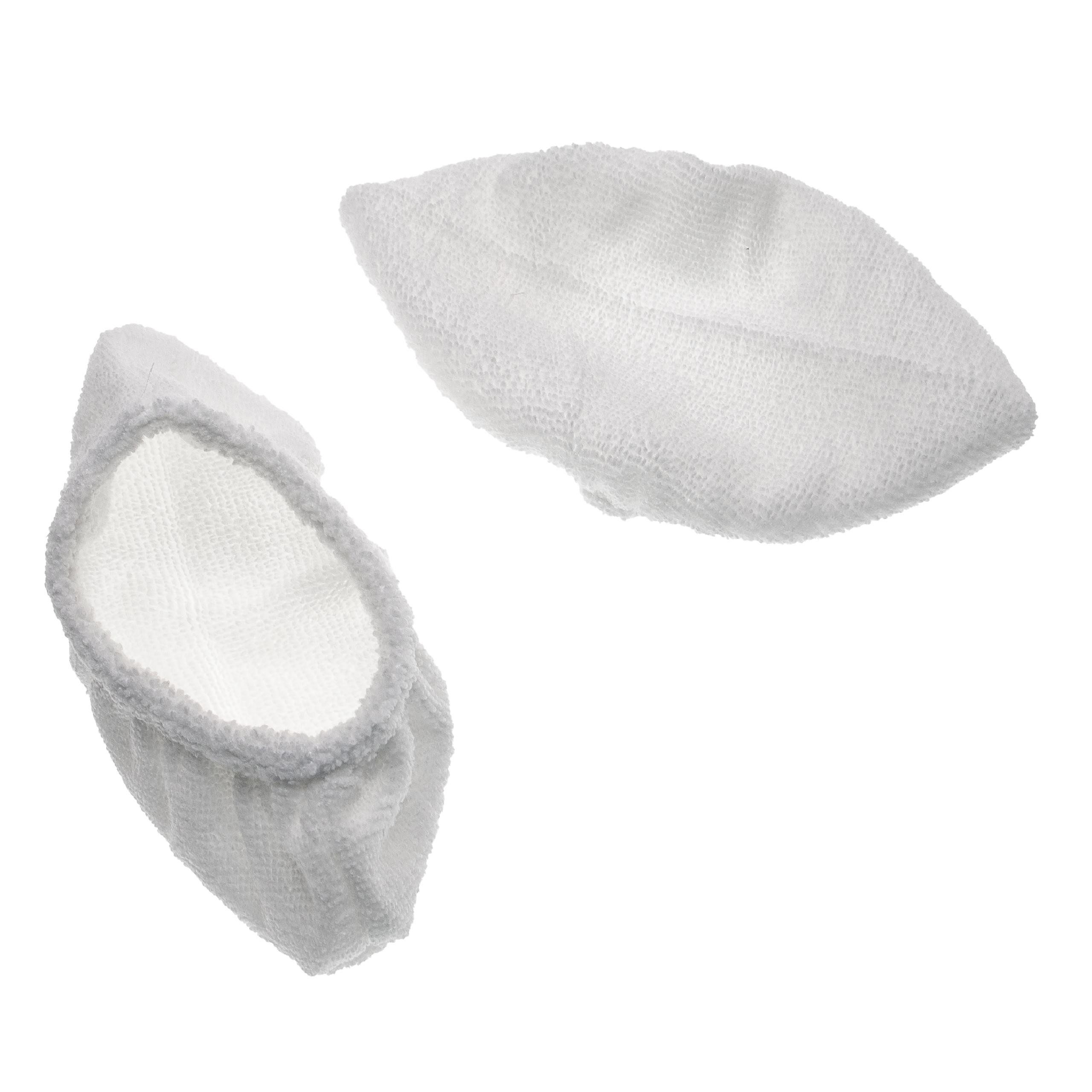 vhbw passend für Kärcher SC 4, SC 3 Premium, SC 3 EasyFix, SC 3 EasyFix Pre Wischbezug (Mikrofaser, 7.7x18 cm, 2-tlg., Ersatzbezug-Set (2-tlg) zur Befestigung a – Bild 2 von 3