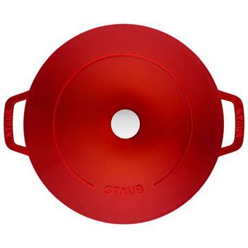 Staub Kochtopf Staub La Cocotte Kochtopfset, 2-tlg rund Gusseisen Kirsch-Rot Kochtopf Topf, (2-tlg)