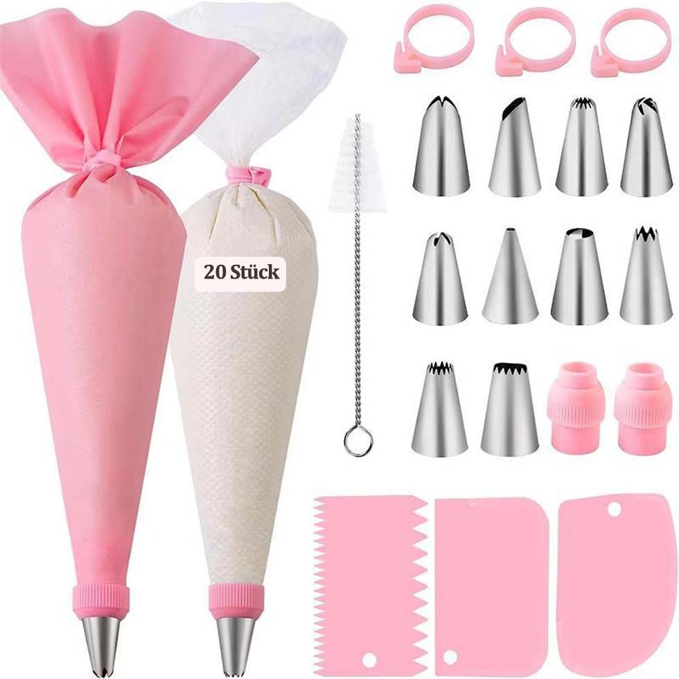 Spritzbeutel 40-teiliges Set Tortendeko Backset