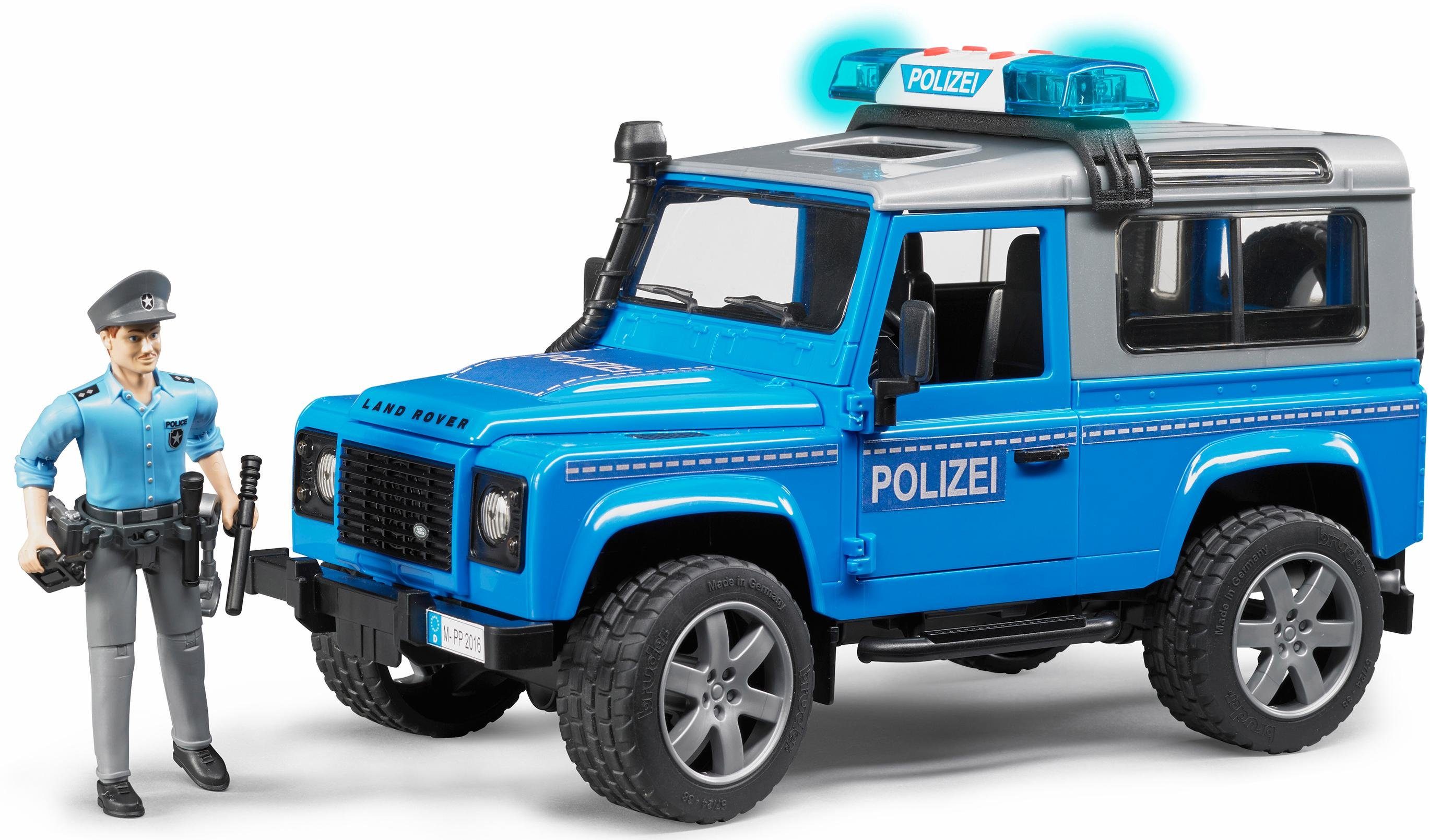 Image of Bruder 02597 Land Rover Station Wagon Polizeifahrzeug