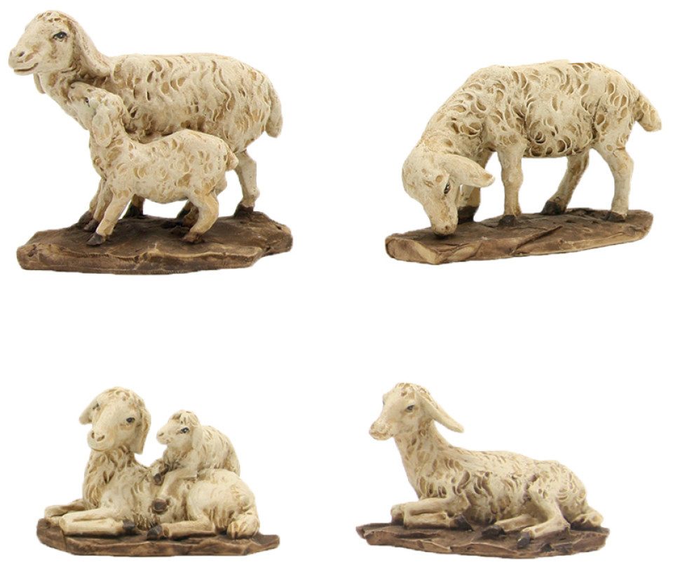 FADEDA Tierfigur 6x FADEDA Schafe mit günstig online kaufen