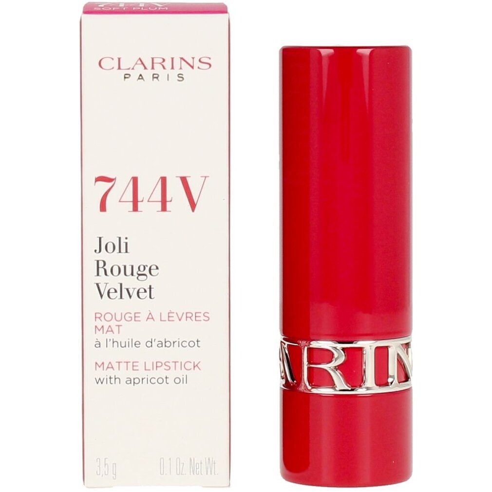 Clarins Lippenstift JOLI ROUGE VELVET #744V-soft plum 3.5 gr