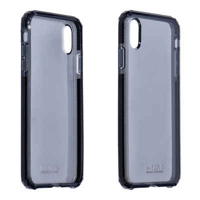 SoSkild Handyhülle Defend Case + Crystal Glass iPhone Xs Max grau