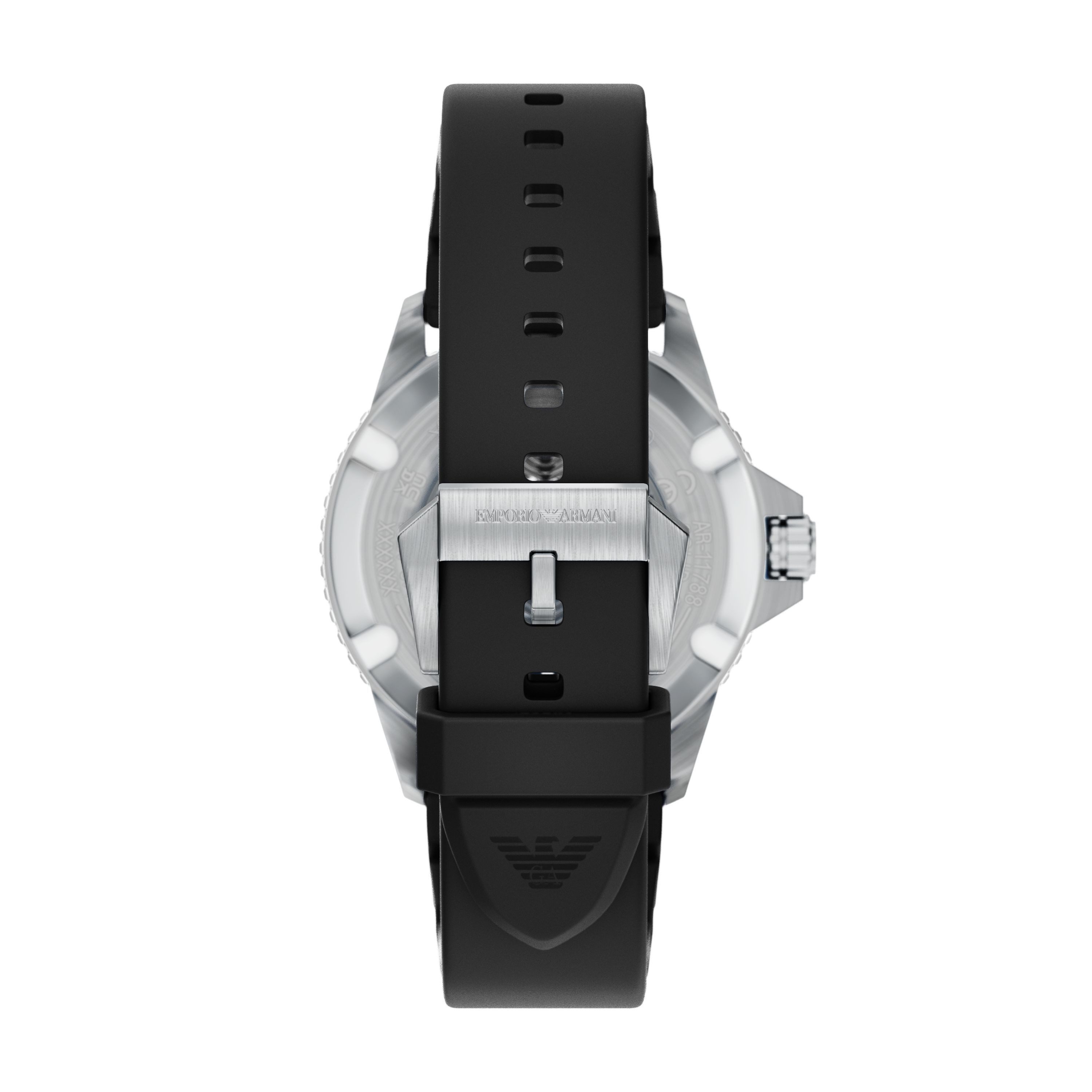 Emporio Armani Solaruhr WORLD EXPLORER AR11788, Armbanduhr, Herrenuhr, Silikonarmband, analog