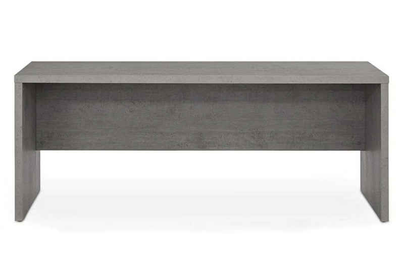 Composad Schreibtisch PRATICO, 4 cm Plattenstärke, Breite 180 cm, 100% recyceltes Holz, Made in Italy