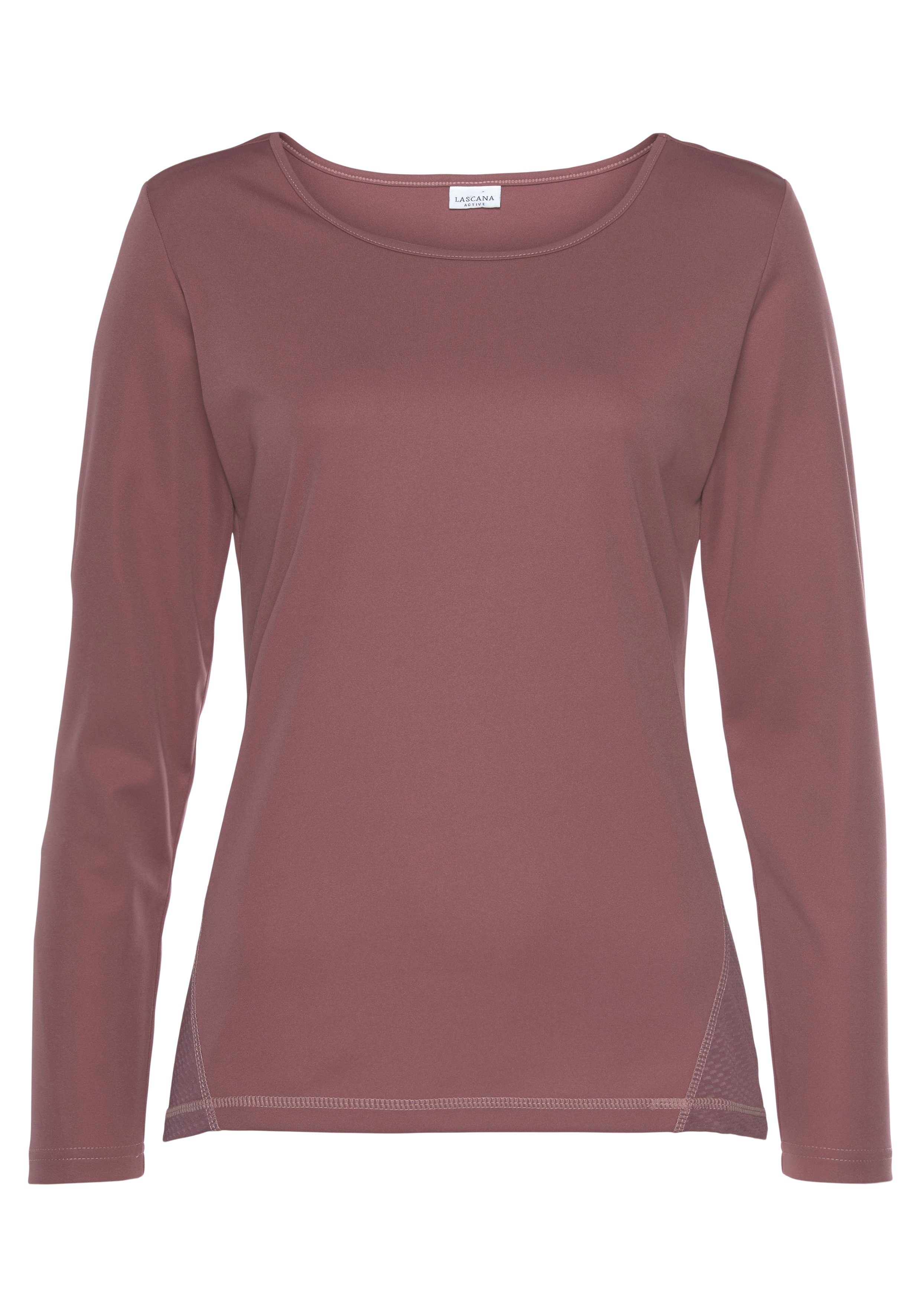 LASCANA ACTIVE Funktionsshirt mit Mesh-Einsatz günstig online kaufen