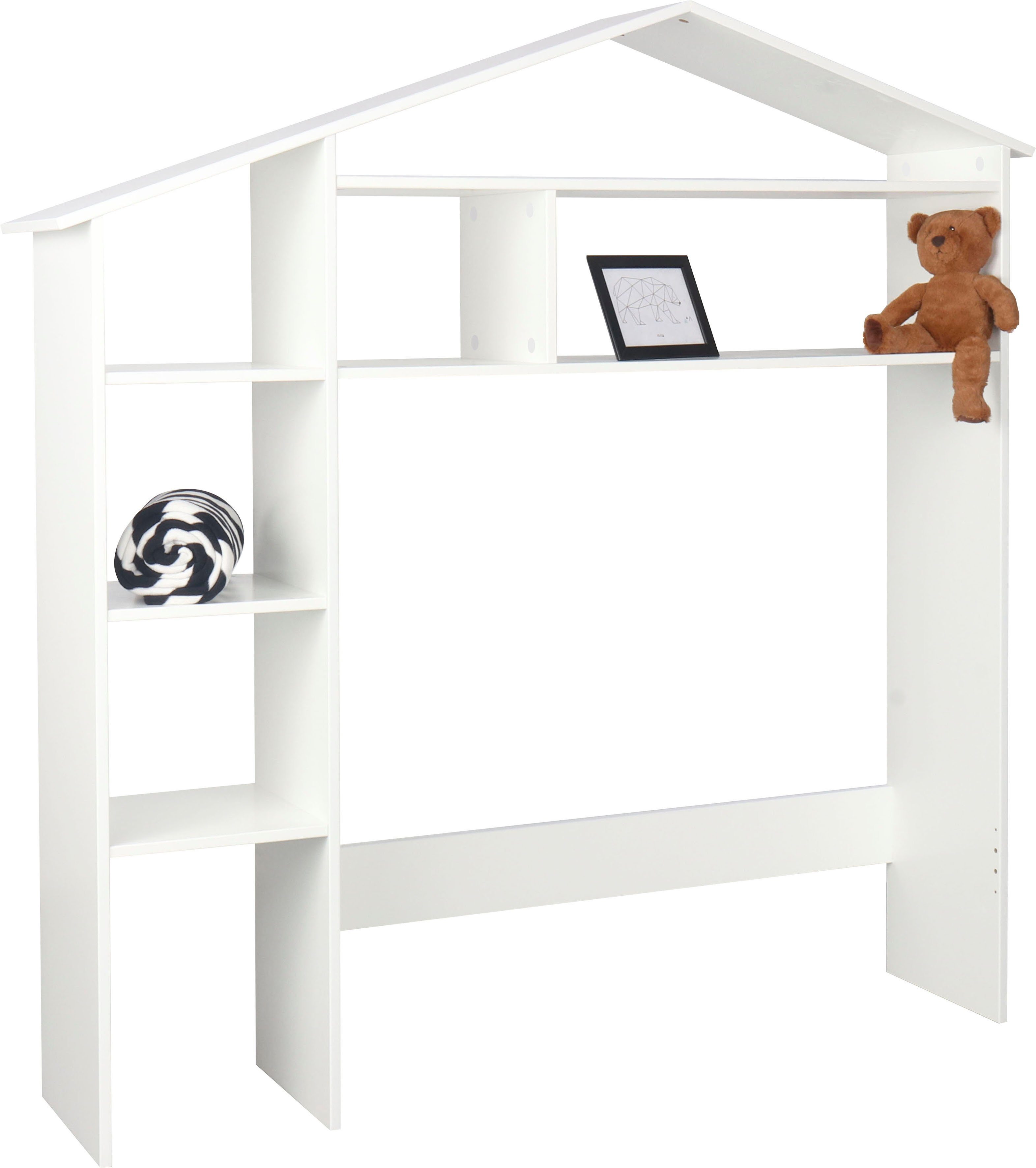 Lüttenhütt Regal Lizzi, Kopfteil für Kinderbett, für Bettbreite 100 cm. Reduzierter Preis € 431,99. Unverbindliche Preisempfehlung € 596,00