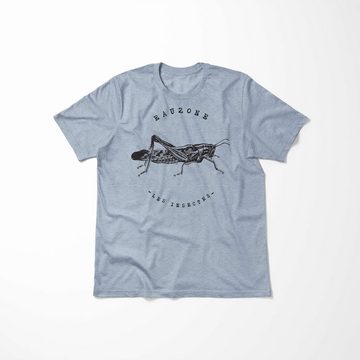 Sinus Art T-Shirt Hexapoda Herren T-Shirt American Locust
