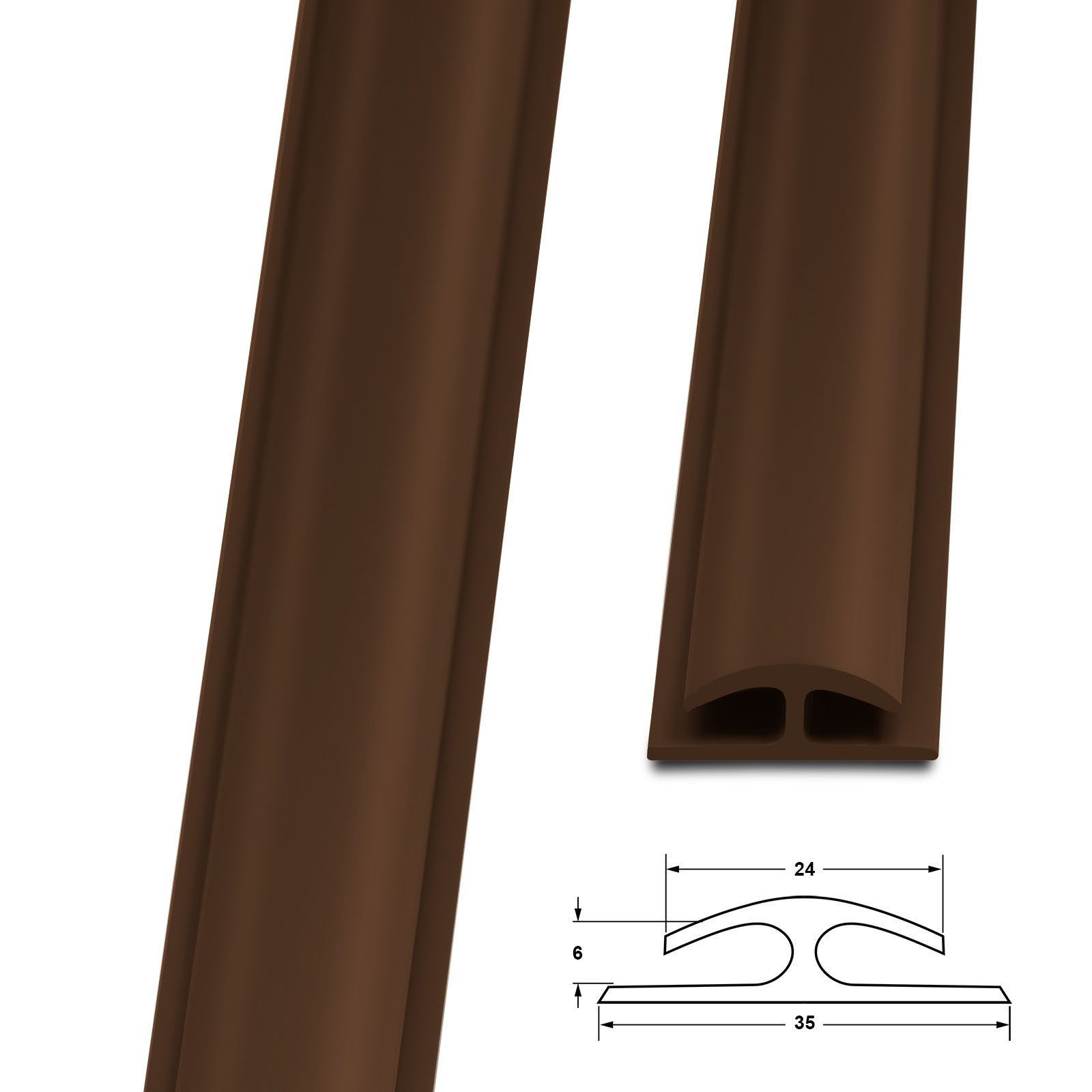 Floordirekt Abschlussleiste Doppeleinfassleiste Jersey, erhältlich in 3 Far günstig online kaufen