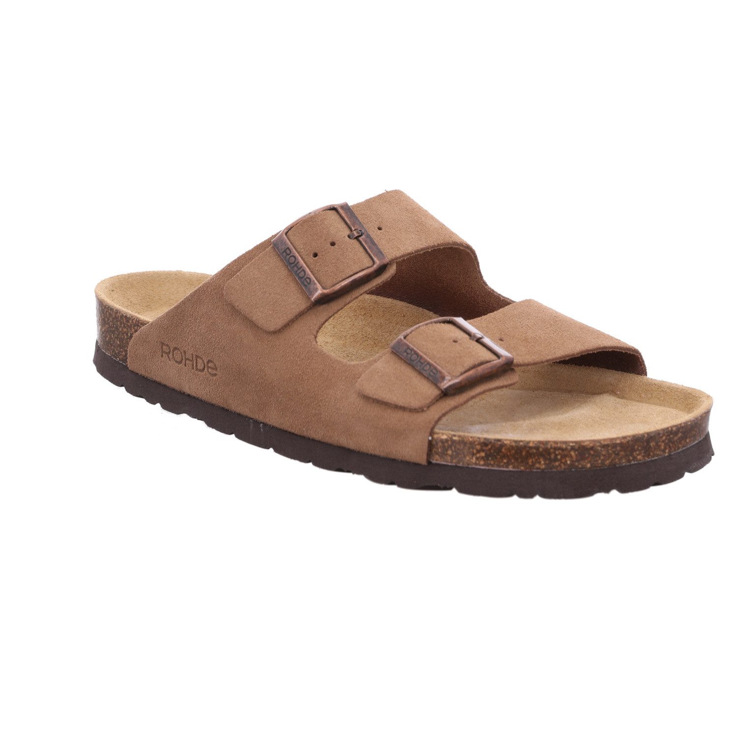 Rohde GRADO Pantolette Sommerschuh, Hausschuh, Schlappen, Strandschuh mit Softfußbett