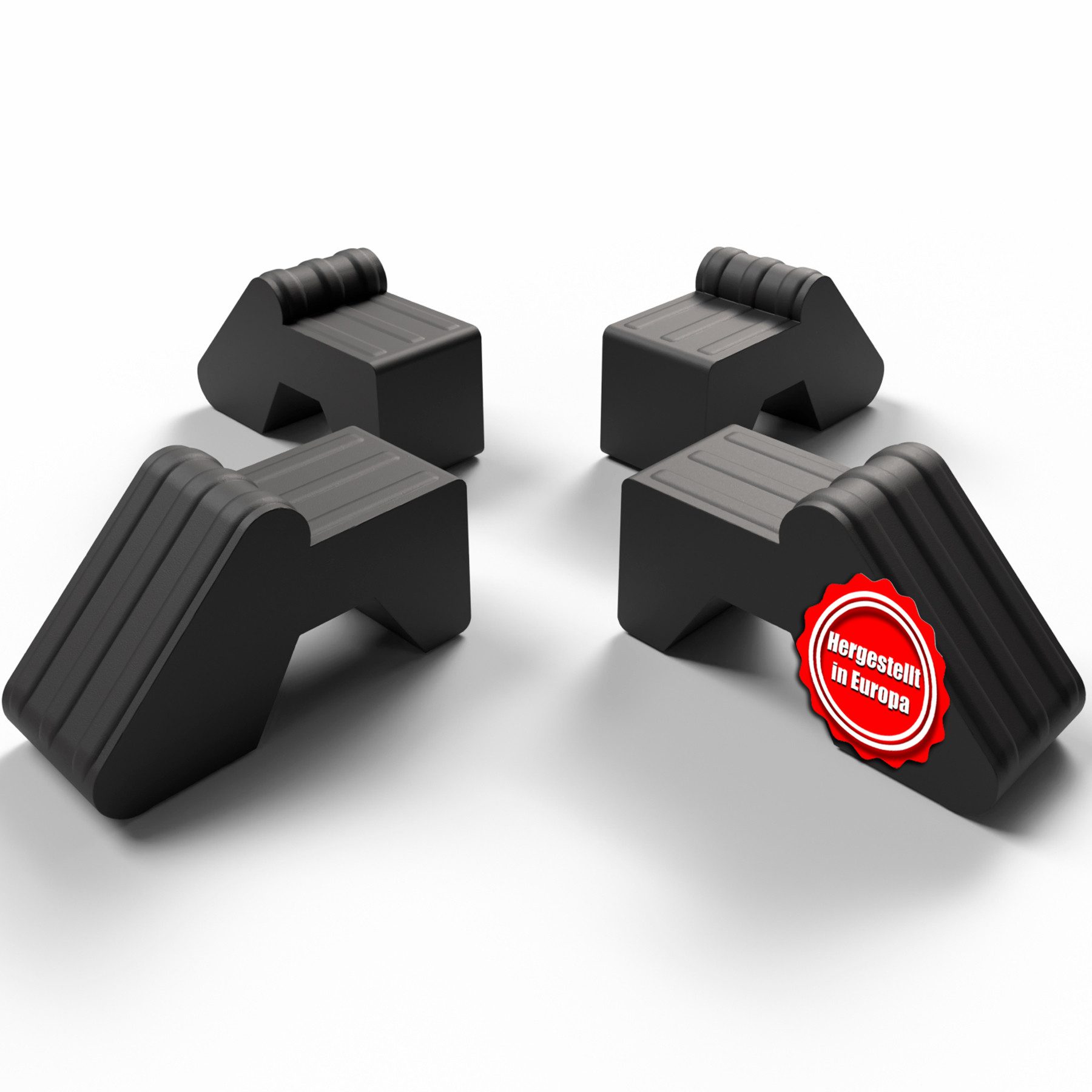 BigDean Blumentopfuntersetzer Füßchen 4x Spezial Anthrazit Blumentöpfunters günstig online kaufen