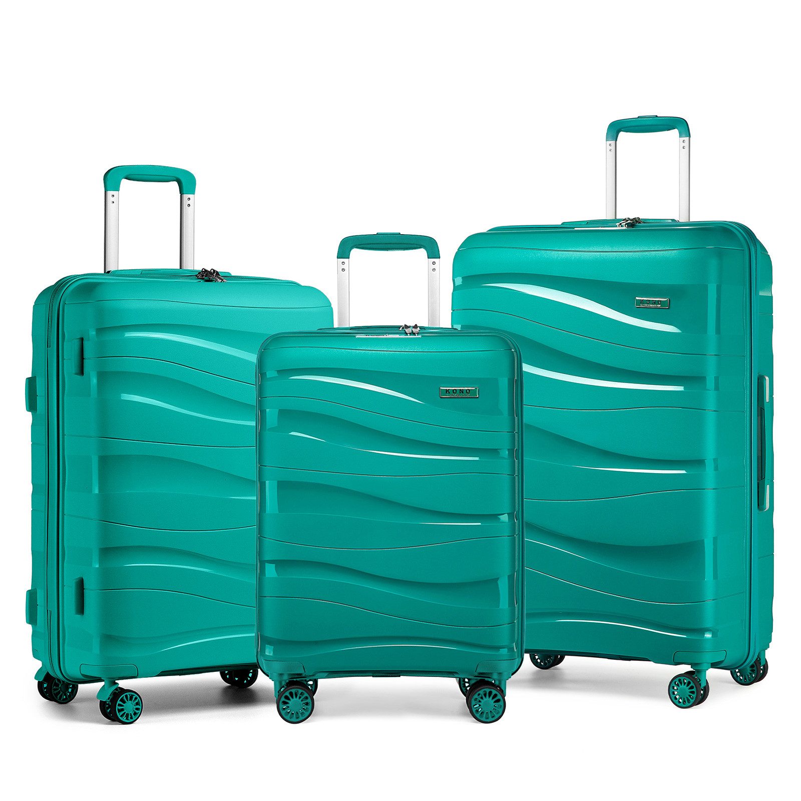 KONO Handgepäck-Trolley Leicht Hartschalenkoffer Reisekoffer mit günstig online kaufen