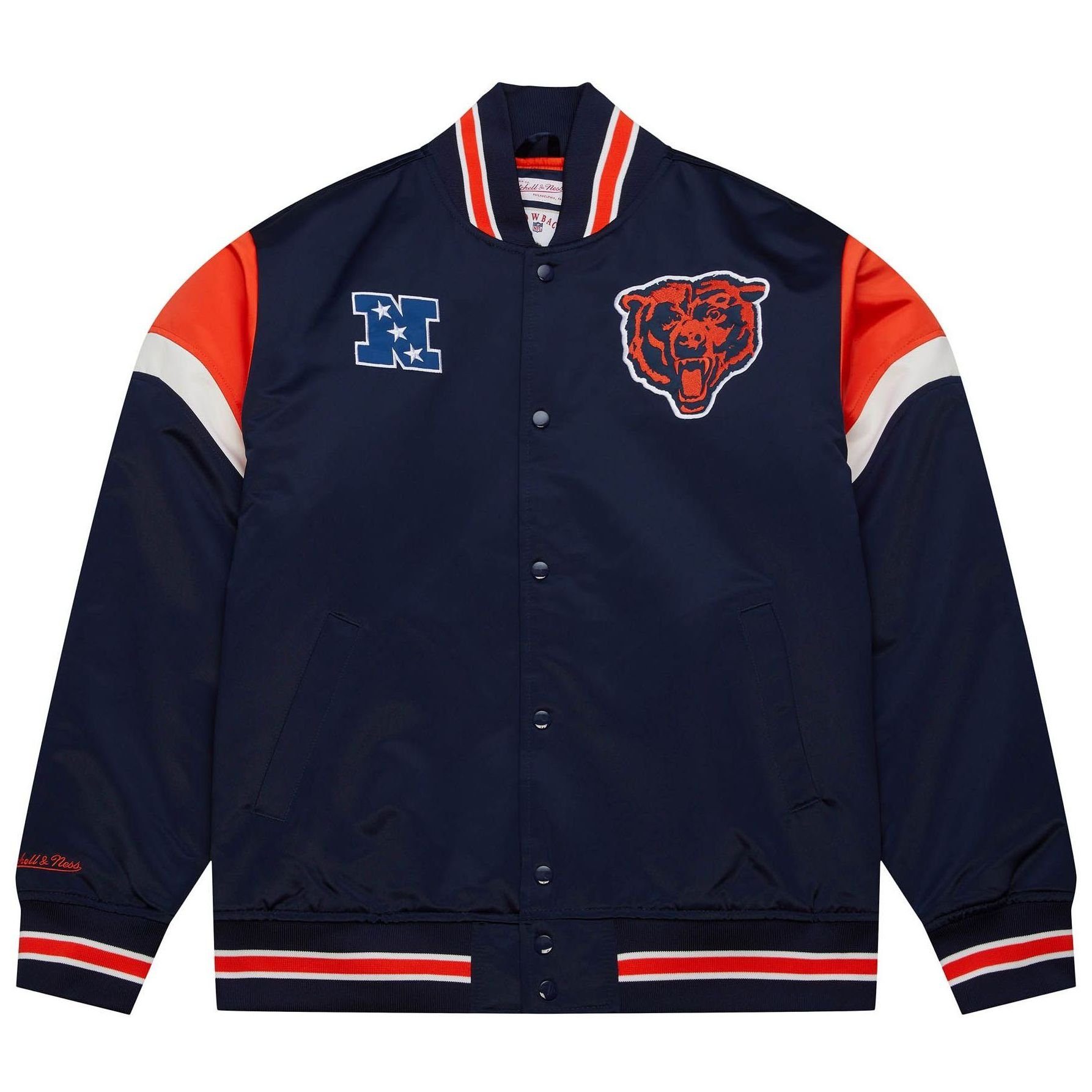 Mitchell & Ness Collegejacke Heavyweight Satin NFL Chicago Bears