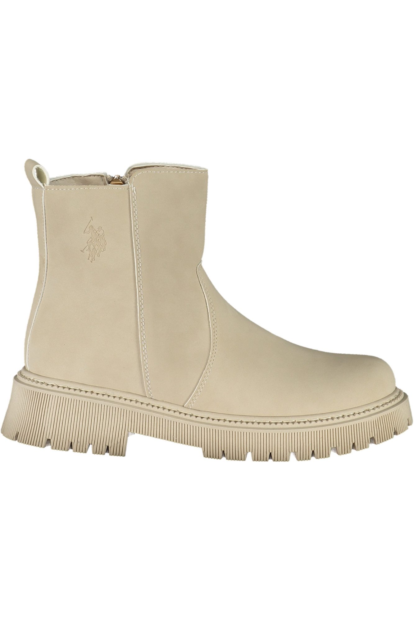 U.S. Polo Stiefelette Modische Damenstiefel in Beige mit seitlichem