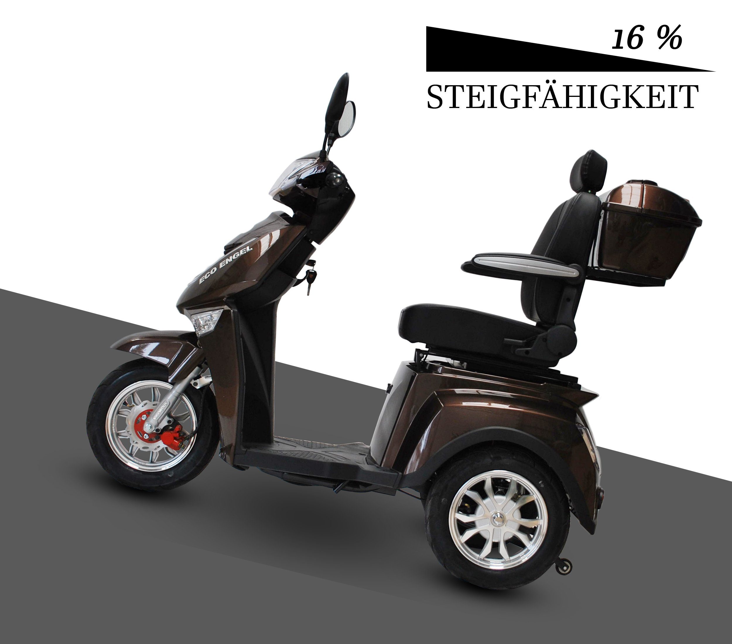 ECO ENGEL Elektromobil ECO ENGEL 504 mit Li-Io Akku Herausnehmbar, Seniorenmobil 25 km/h, 10000,00 W, 25,00 km/h
