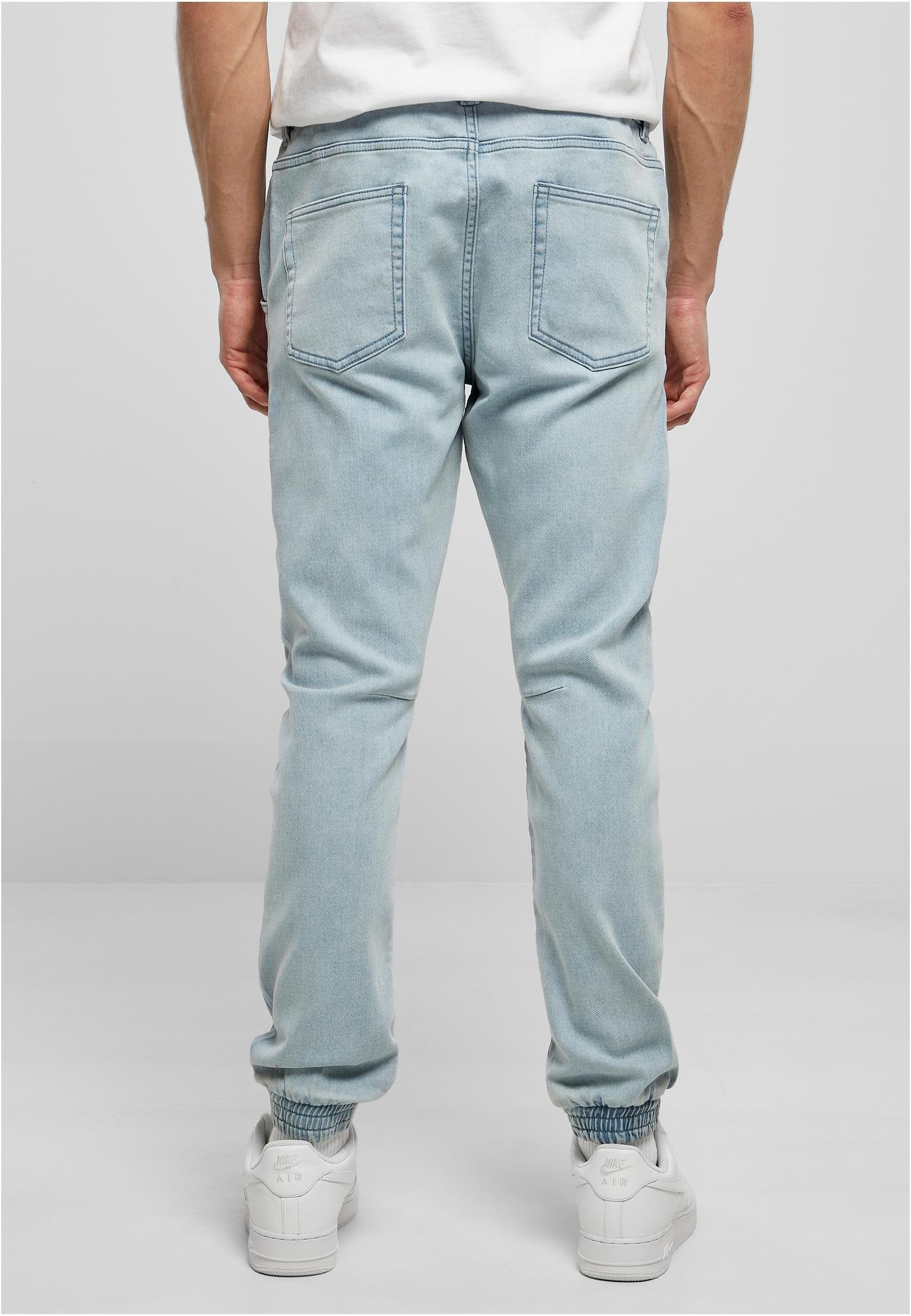 URBAN CLASSICS Bequeme (1-tlg) Herren ighter Denim washed Jeans Knitted Jogpants