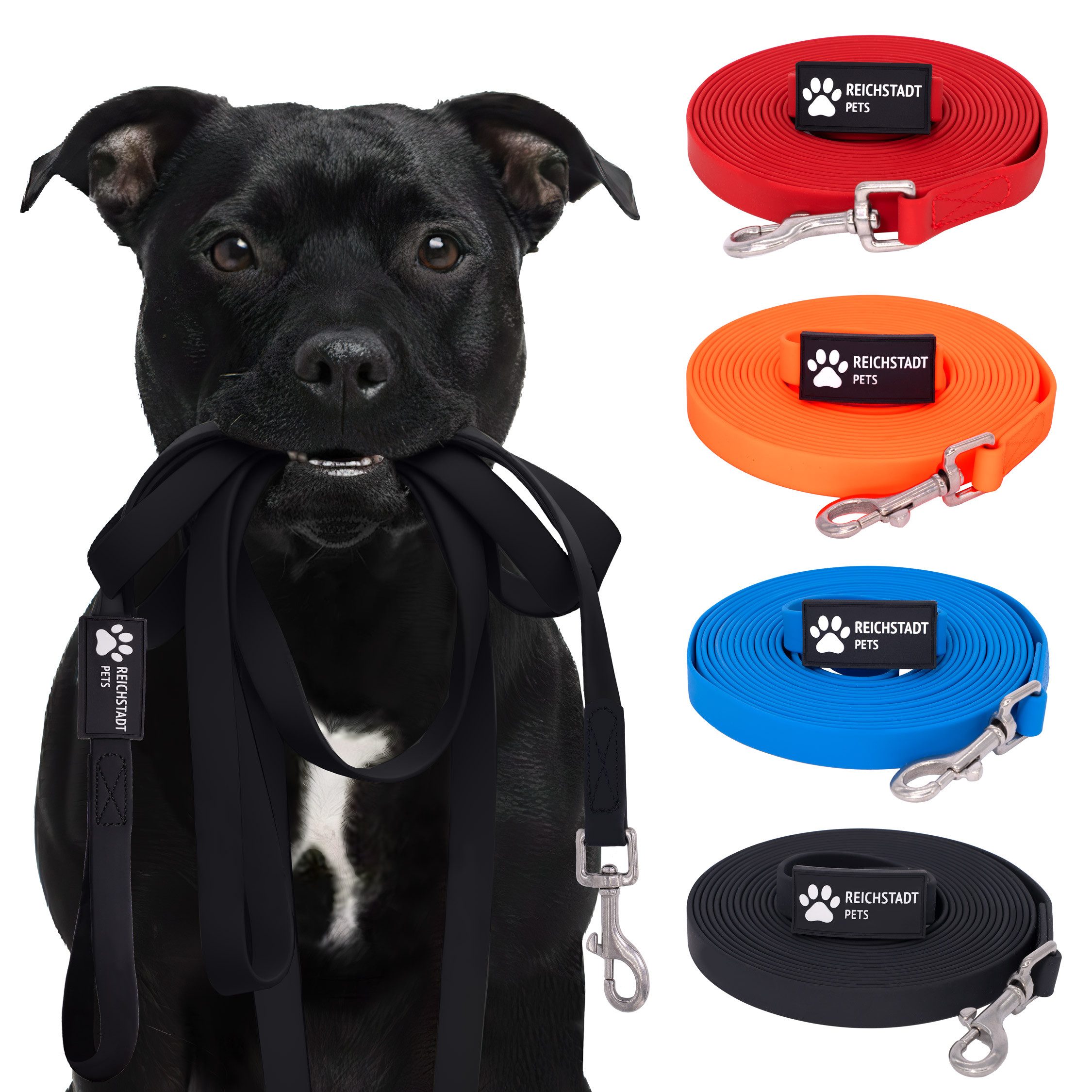 Reichstadt Hundeleine RS Pets Führleine PVC 25RSP086, PVC, Weiche Handschlaufe mit Soft-Wrist-Strap
