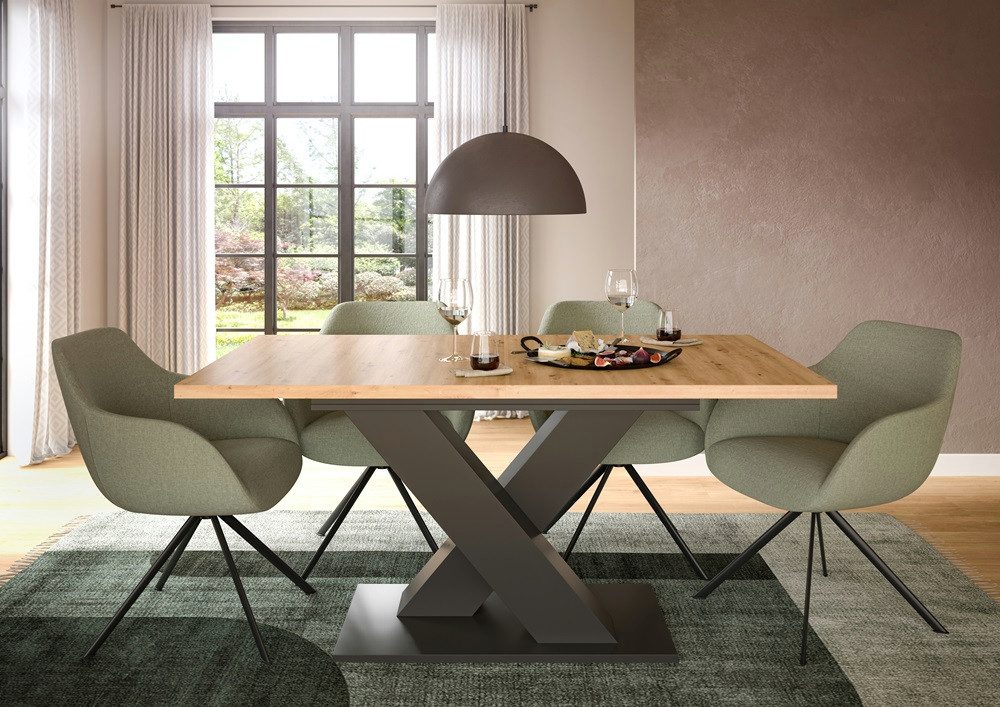 xonox.home Esstisch Esstisch Motion, ausziehbar, X-Fußgestell, günstig online kaufen