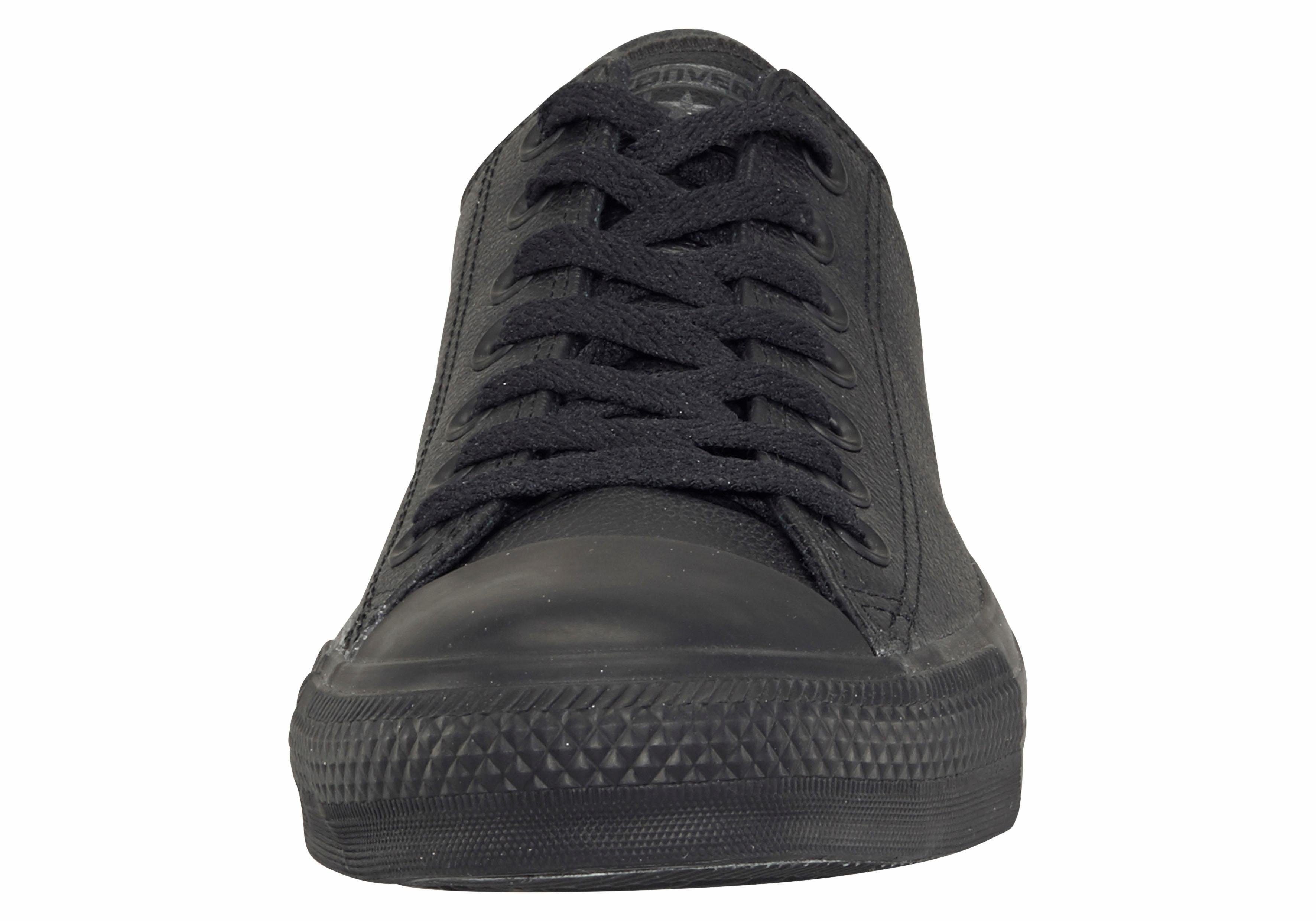Schuhe Sneaker Converse Chuck Taylor Basic Leather Ox Monocrome Sneaker