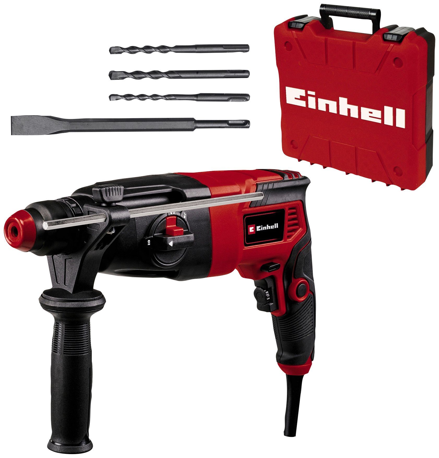 Einhell Bohrhammer TC-RH 620 4F Kit, 230 V, inkl. Koffer für universelle Aufbewahrung von Werkzeug und Zubehör